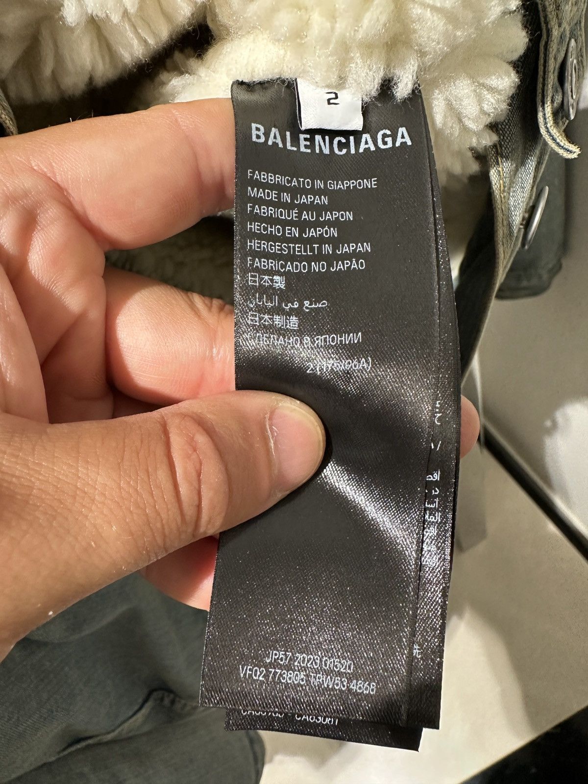 Balenciaga Balenciaga Blue Hooded Denim Jacket Balenciaga Size US XL / EU 56 / 4 - 6 Thumbnail