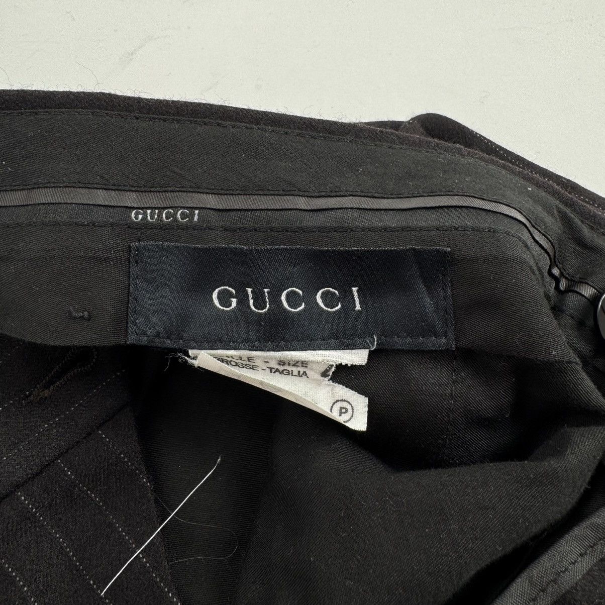 Gucci Gucci Tom Ford 1990’s Pinstripe Straight Suit Trousers Size US 30 / EU 46 - 9 Thumbnail