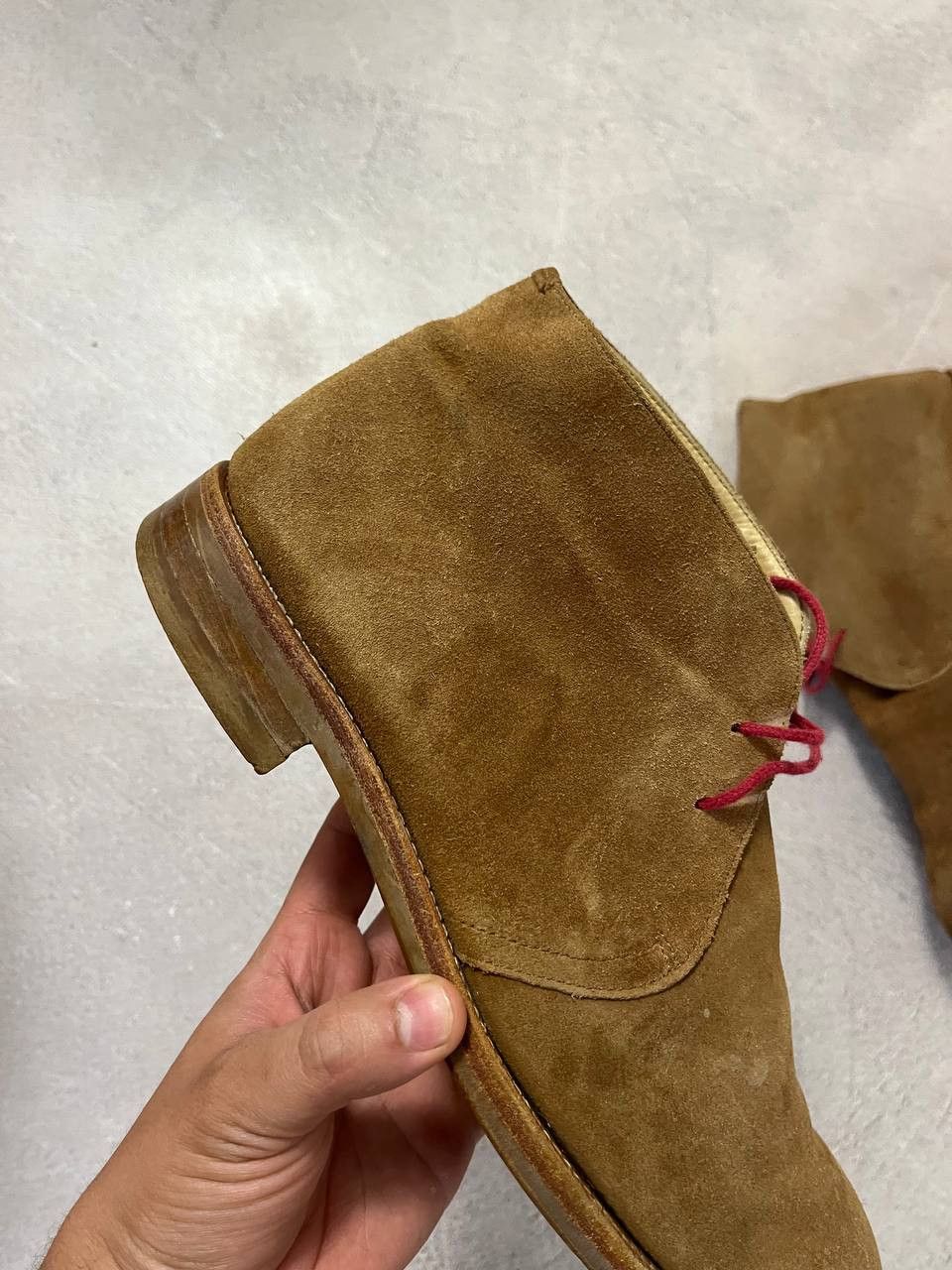 If Six Was Nine Vintage As 98 Guidi style Faded Biker High Boots Size US 10 / EU 43 - 4 Thumbnail