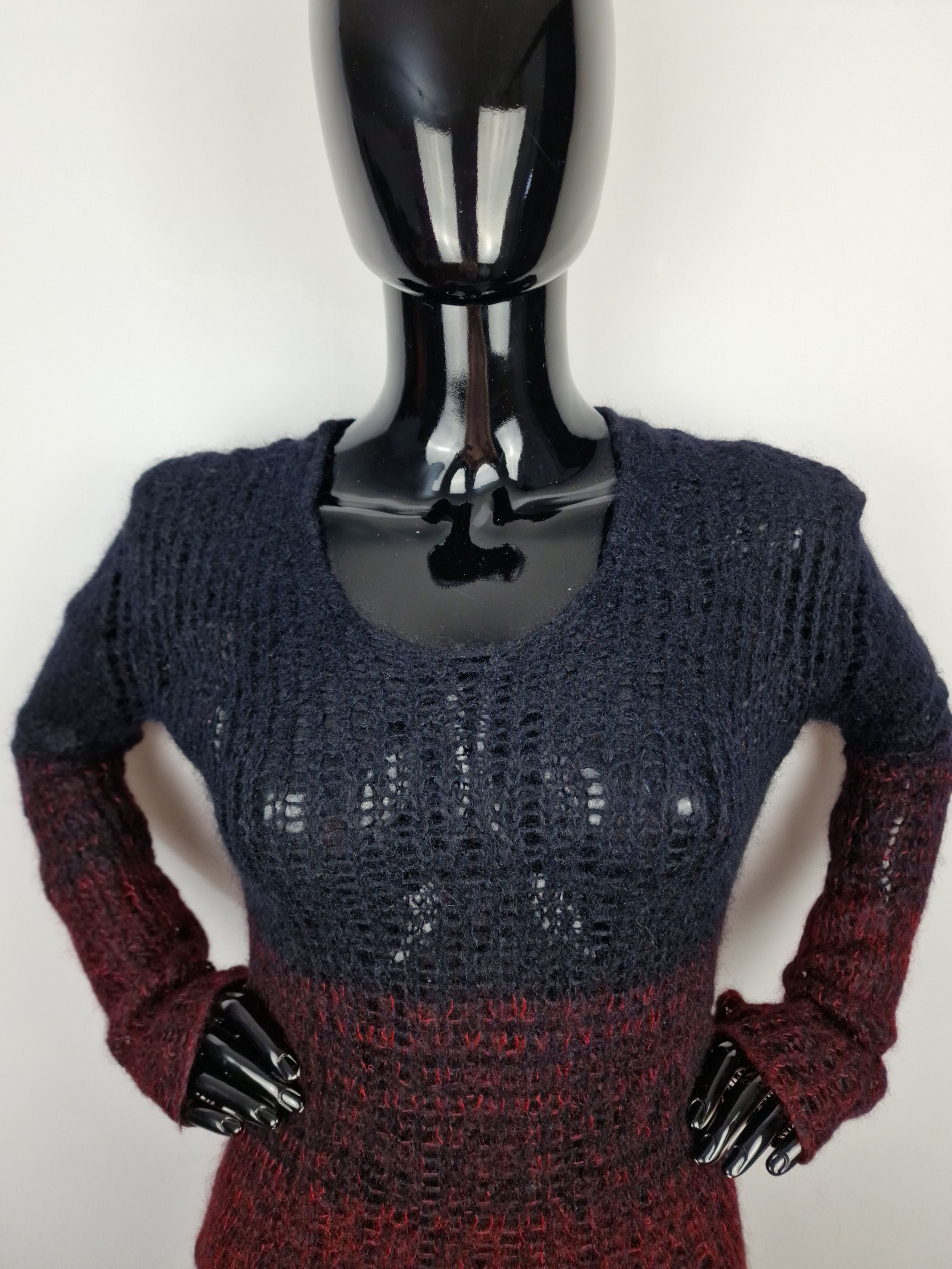 Isabel Benenato Isabel Benenato Knit Mohair Blend Sweater Size L Gradient Size L / US 10 / IT 46 - 5 Thumbnail
