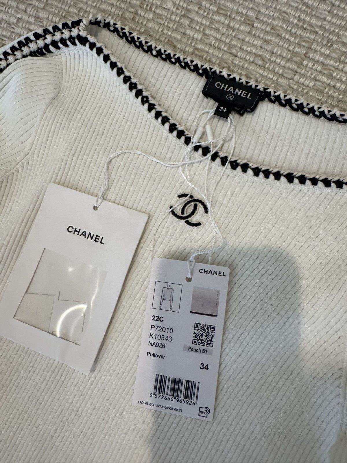 Chanel Chanel 22C Long-sleeved szie 34 Size XS / US 0-2 / IT 36-38 - 3 Thumbnail