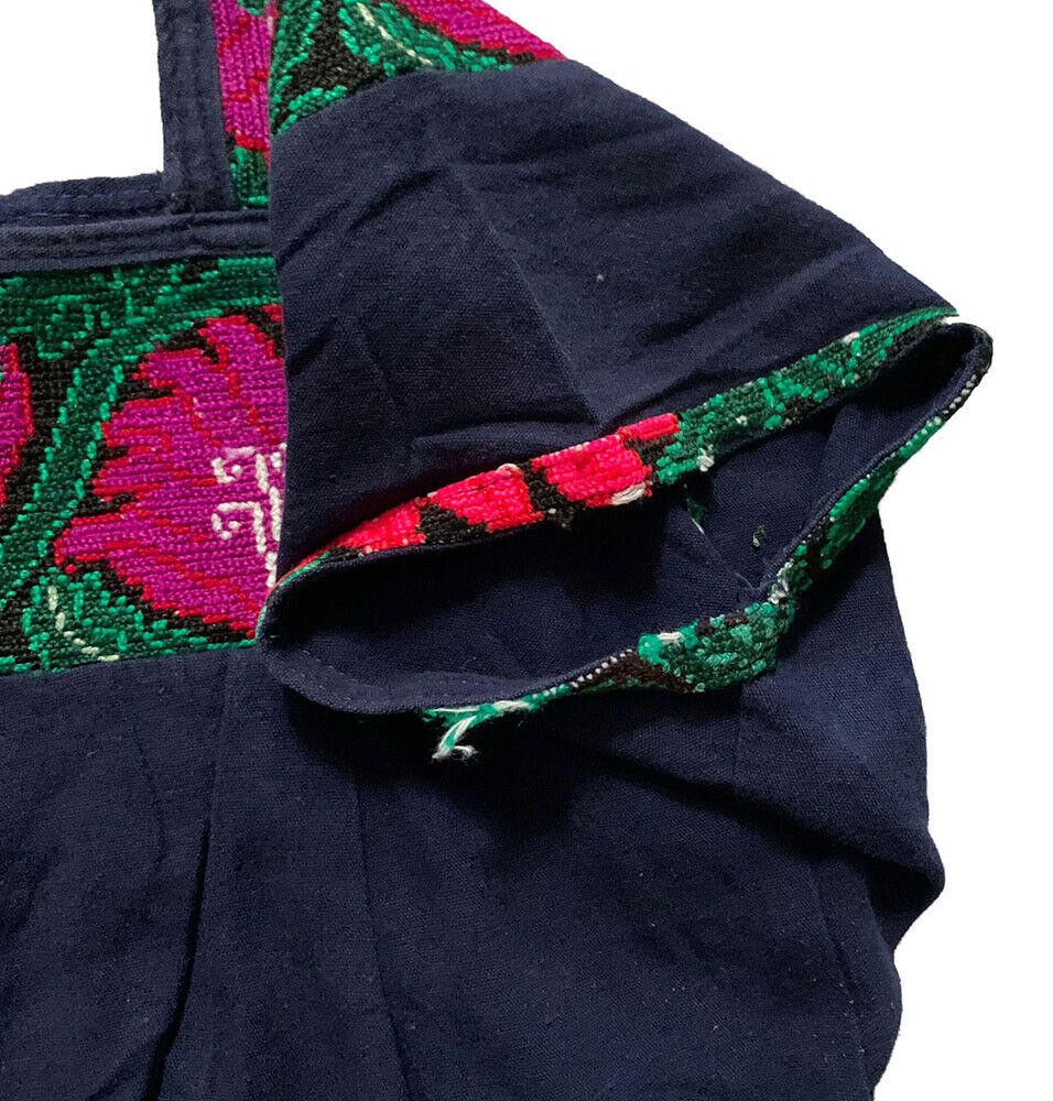 Designer Pre Owned Marine Blue Hand Made Embroidered Blouse L Size L / US 10 / IT 46 - 4 Thumbnail