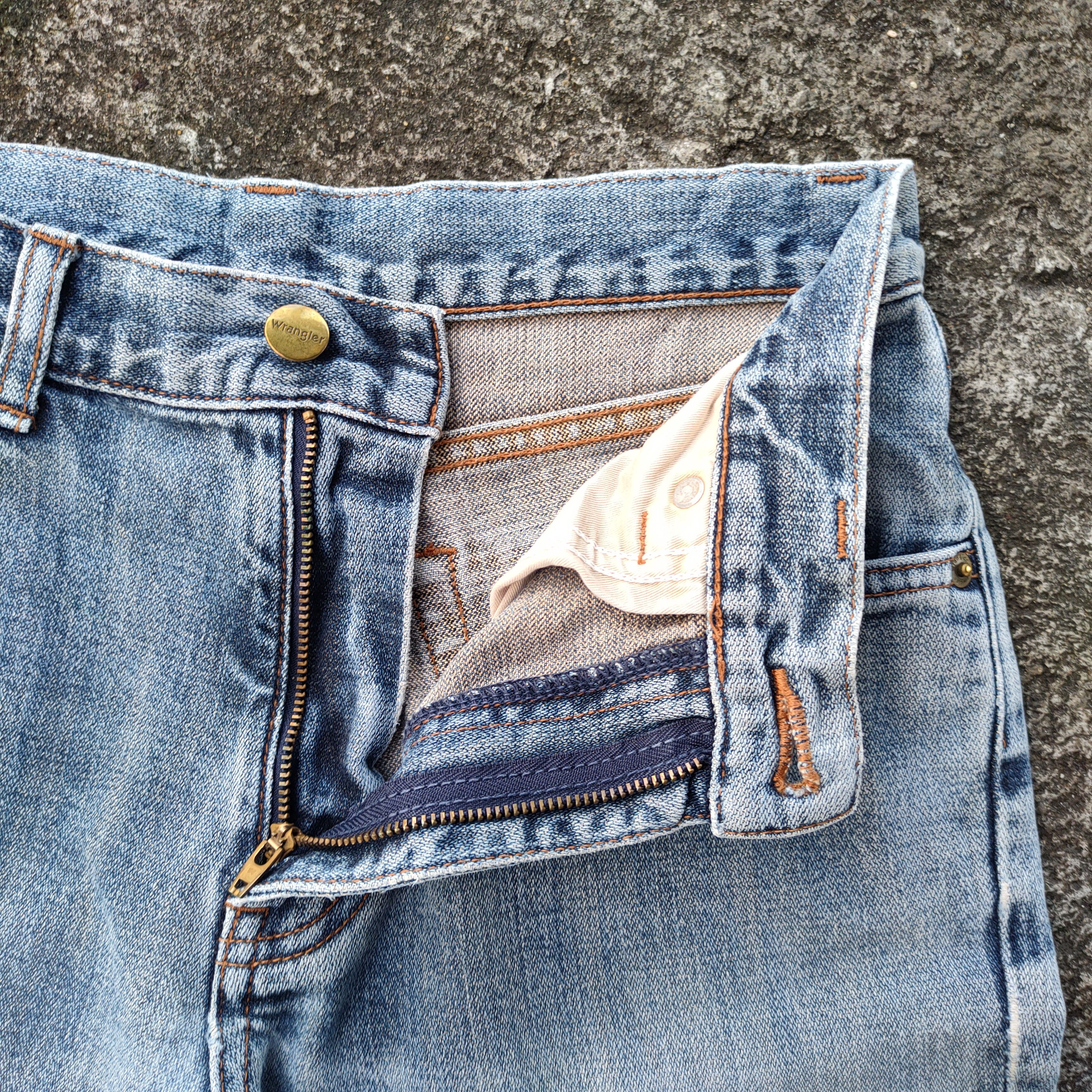 Jean × Vintage × Wrangler FLARE VINTAGE WRANGLER FADED JEANS DENIM PANTS Size US 28 / EU 44 - 6 Thumbnail