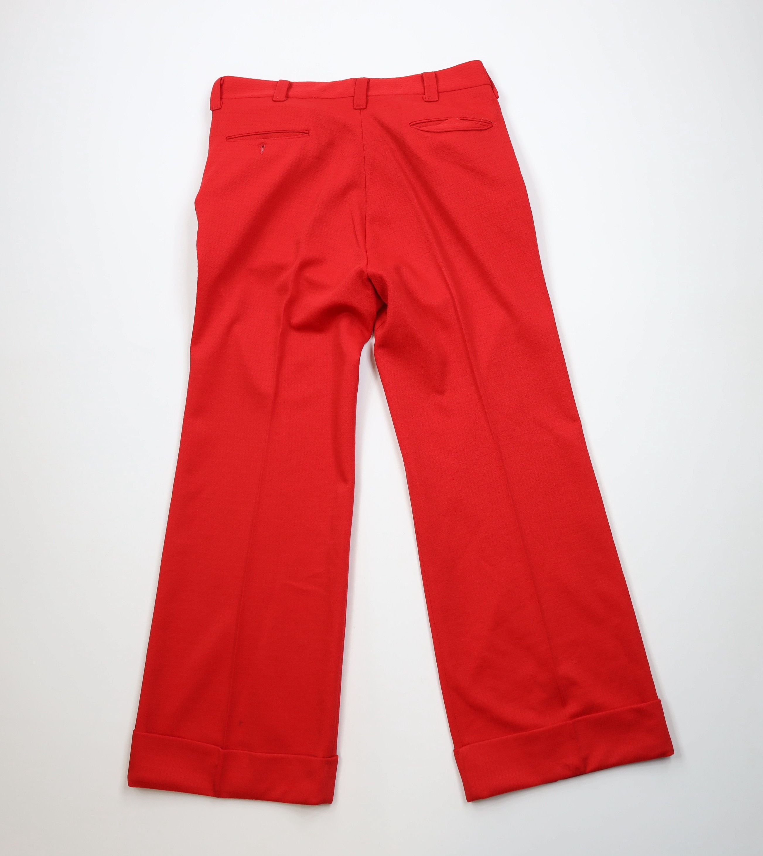Vintage Vintage 60s 70s Streetwear Bell Bottoms Chino Pants Red USA Size US 36 / EU 52 - 12 Thumbnail