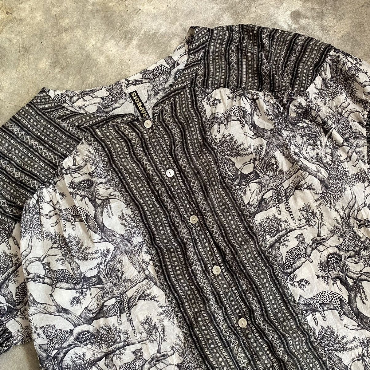 Issey Miyake Issey Miyake Frabois Leopard Shirt Size M / US 6-8 / IT 42-44 - 2 Thumbnail
