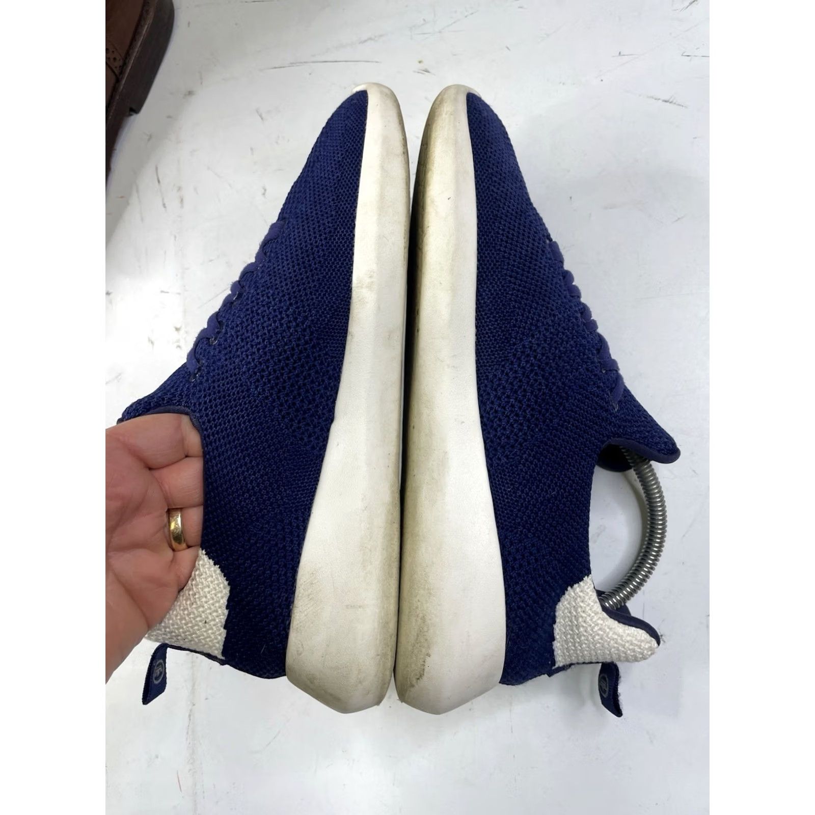 Peter Millar Peter Millar Men’s Hyperlight Glide Sneaker Navy Blue - 9 - Casual, Sneaker, Knit, Slip On, Rubber Outsole, Breathable, Cushioned, Logo, Preppy Size US 9 / EU 42 - 7 Thumbnail