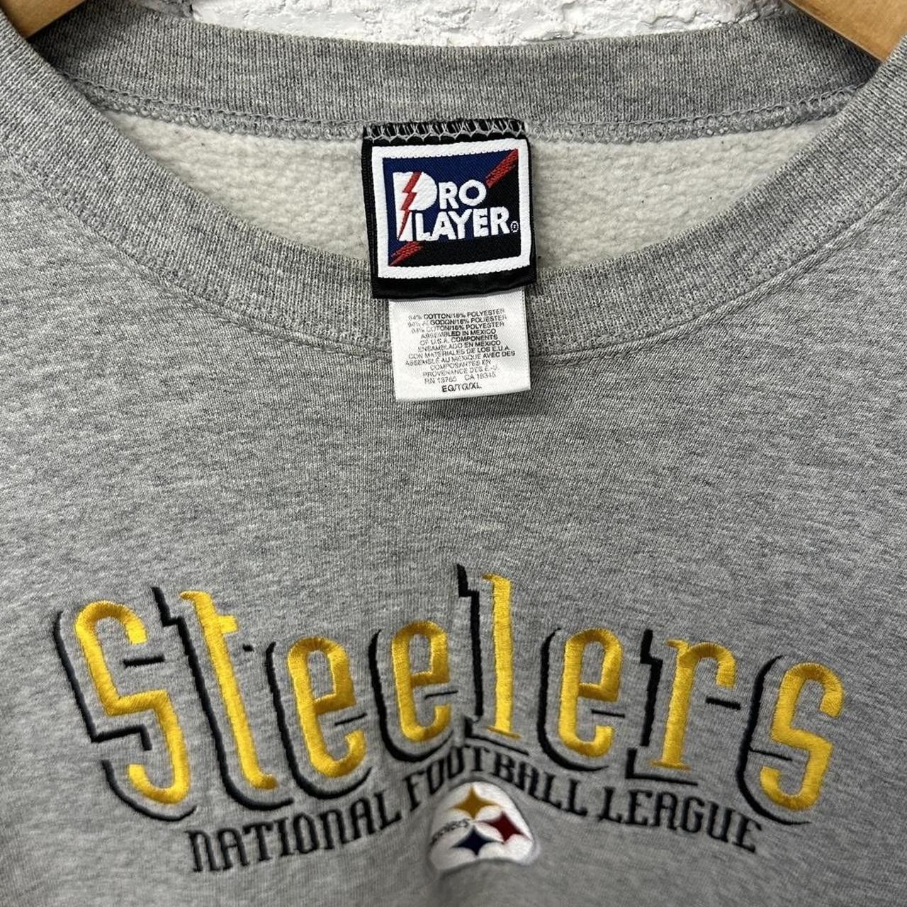NFL Vintage Pittsburgh Steelers NFL Sweatshirt Grey XL Size US XL / EU 56 / 4 - 4 Thumbnail