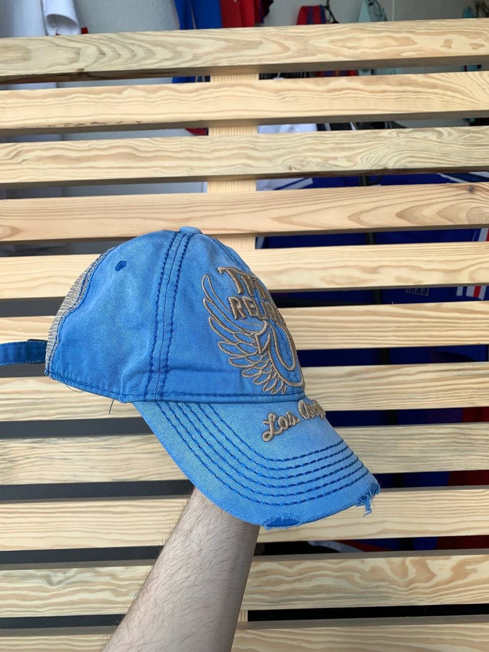 True Religion True religion cap denim jeans cap Size ONE SIZE - 4 Thumbnail