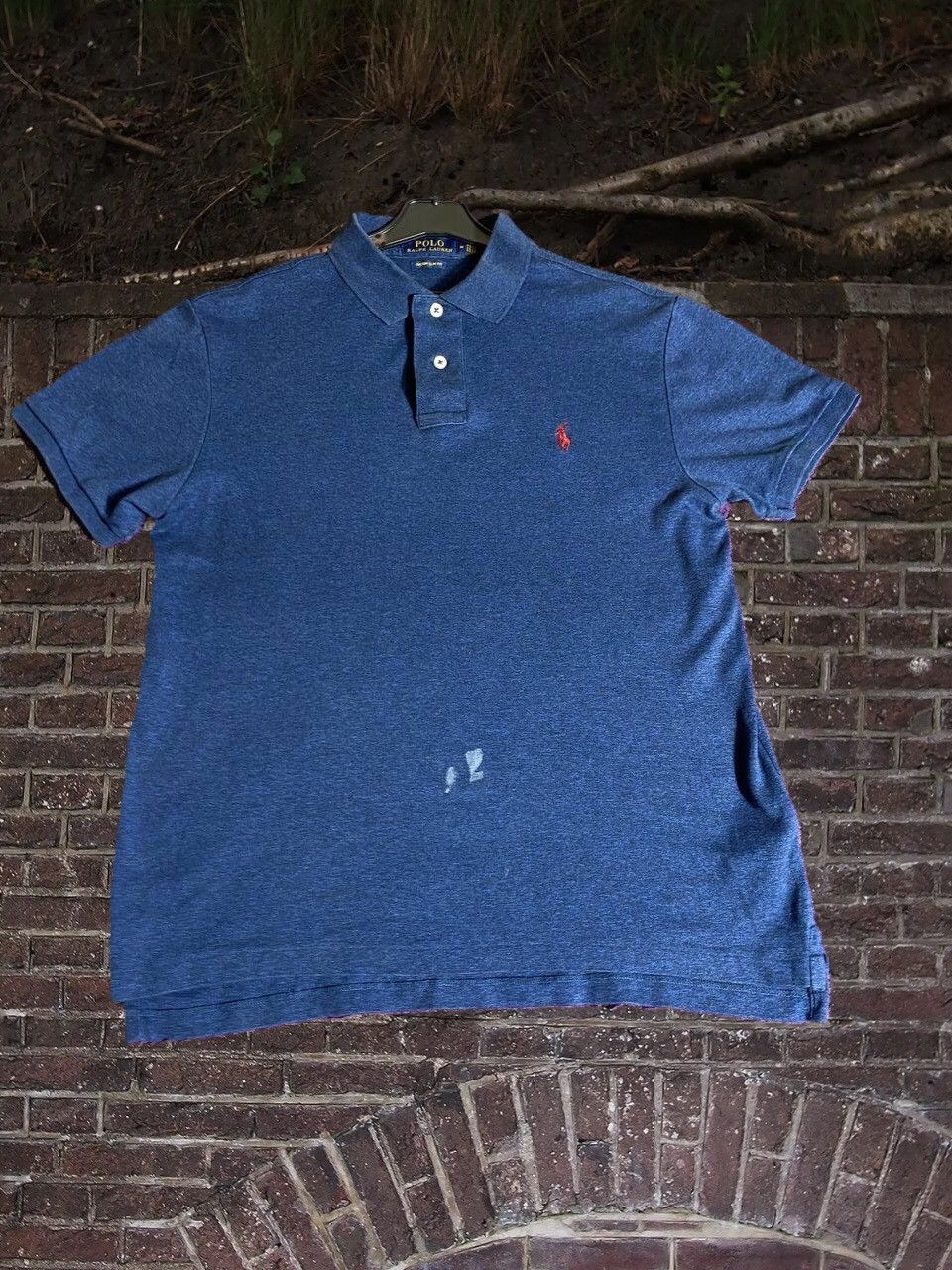 Polo Ralph Lauren × Vintage Vintage Basic Graphic Logo Distressed 90’s tee Size US M / EU 48-50 / 2 - 1 Thumbnail