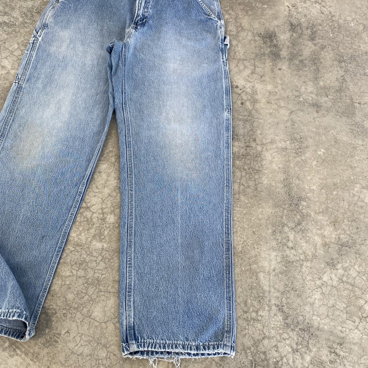 Carhartt Size 31x29 VTG Carhartt Faded Blue Carpenter Denim Jeans Size US 31 - 9 Thumbnail