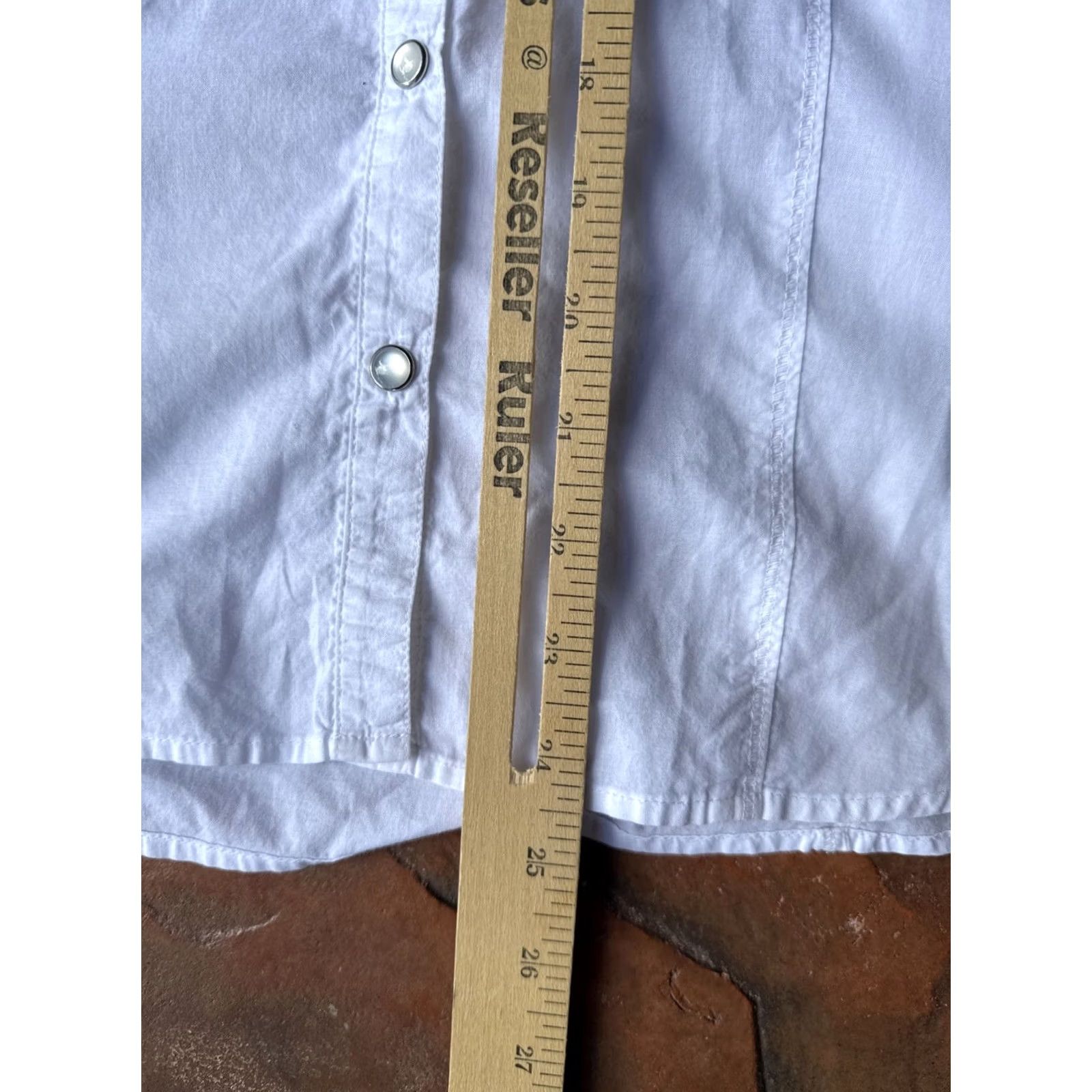 Harley Davidson VINTAGE Harley-Davidson Pearl Snap Shirt Women’s M Rhinestone Embroidered 90s Casual Button-Up Sweatshirt? Size M / US 6-8 / IT 42-44 - 8 Thumbnail