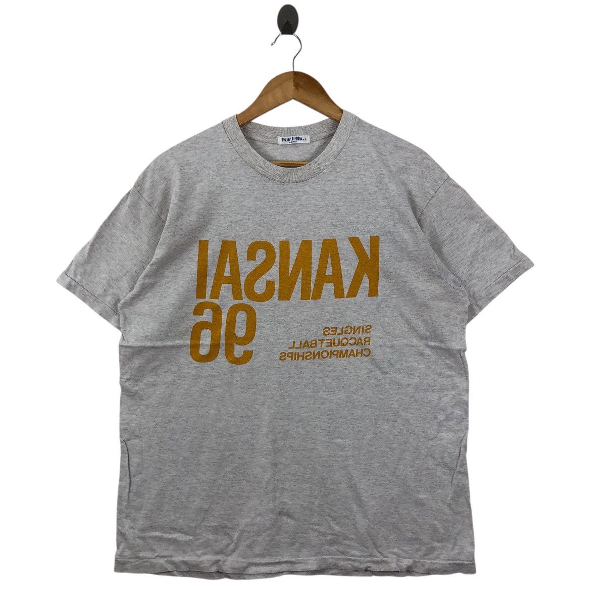 Vintage Vintage 90s KANSAI 96 Racquetball T Shirt Size L Size US L / EU 52-54 / 3 - 1 Thumbnail