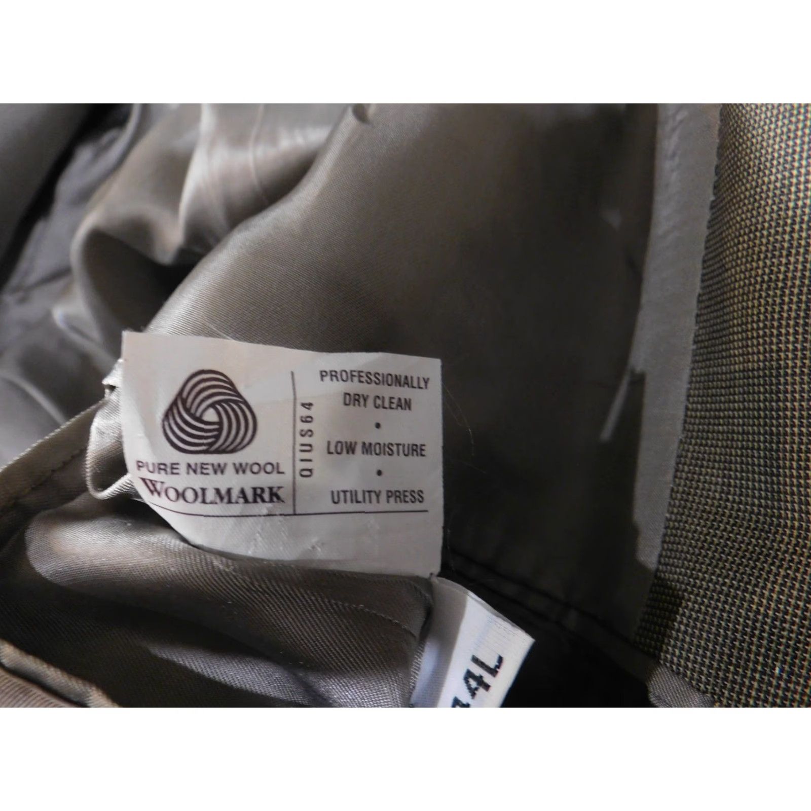 Banana Republic Hart Schaffner Marx blazer mens 44L tan wool classic two button Size 42R - 7 Thumbnail