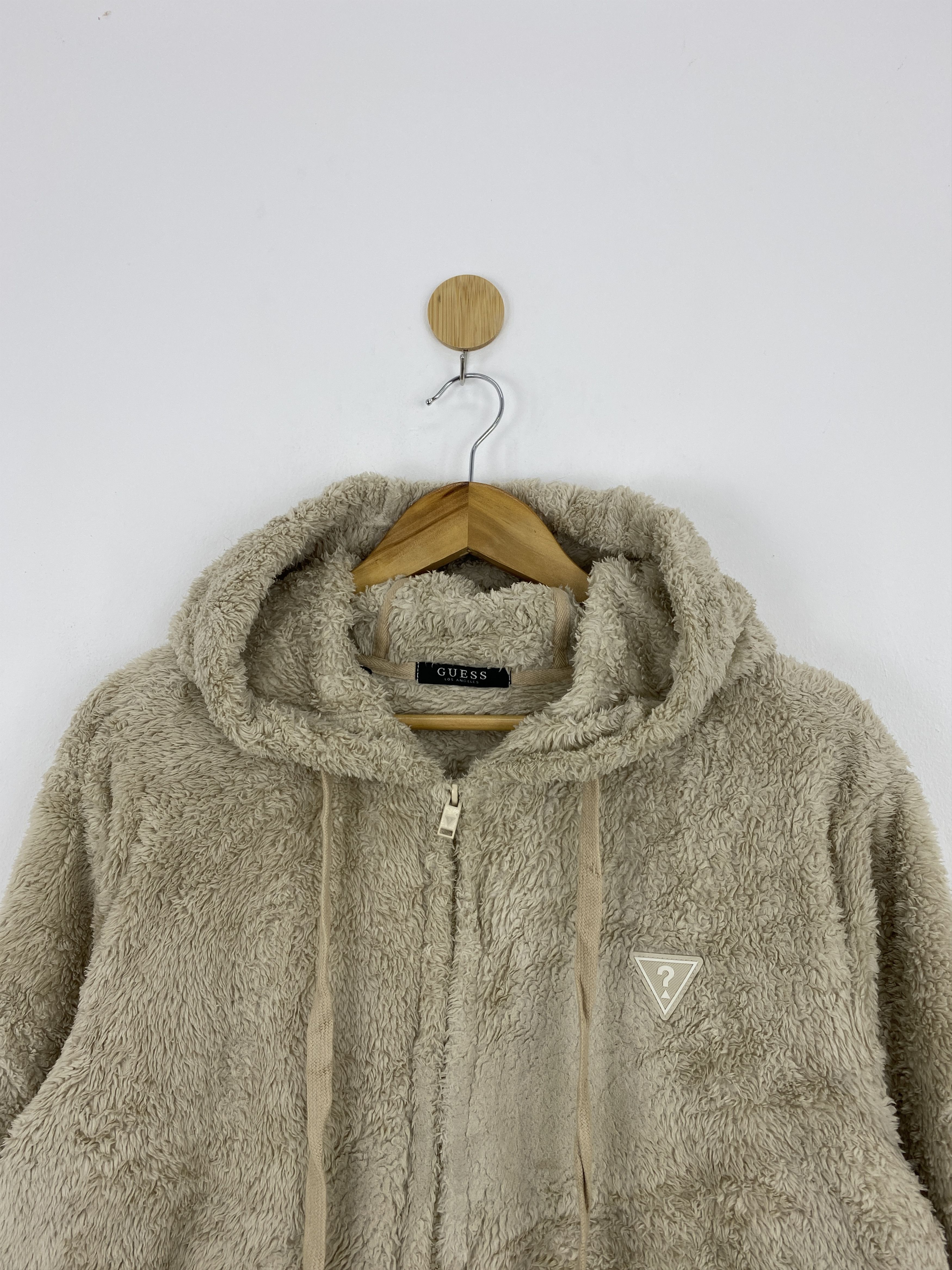 Guess Vintage Guess Fleece Sherpa Hooded Jacket J1862 Size US S / EU 44-46 / 1 - 2 Thumbnail