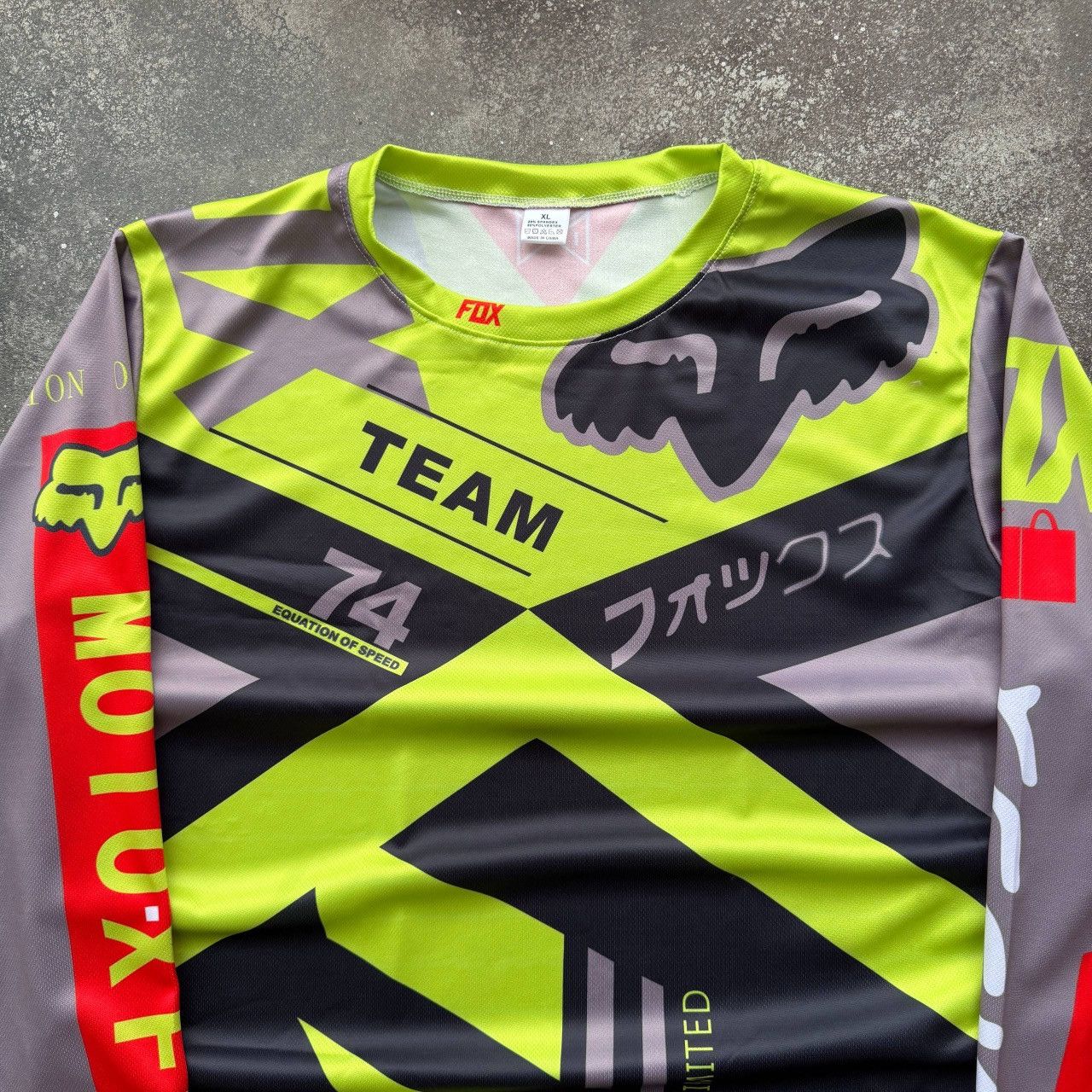 20471120 Fox Racing Motocross Racing Y2K Jersey Size US XL / EU 56 / 4 - 3 Thumbnail
