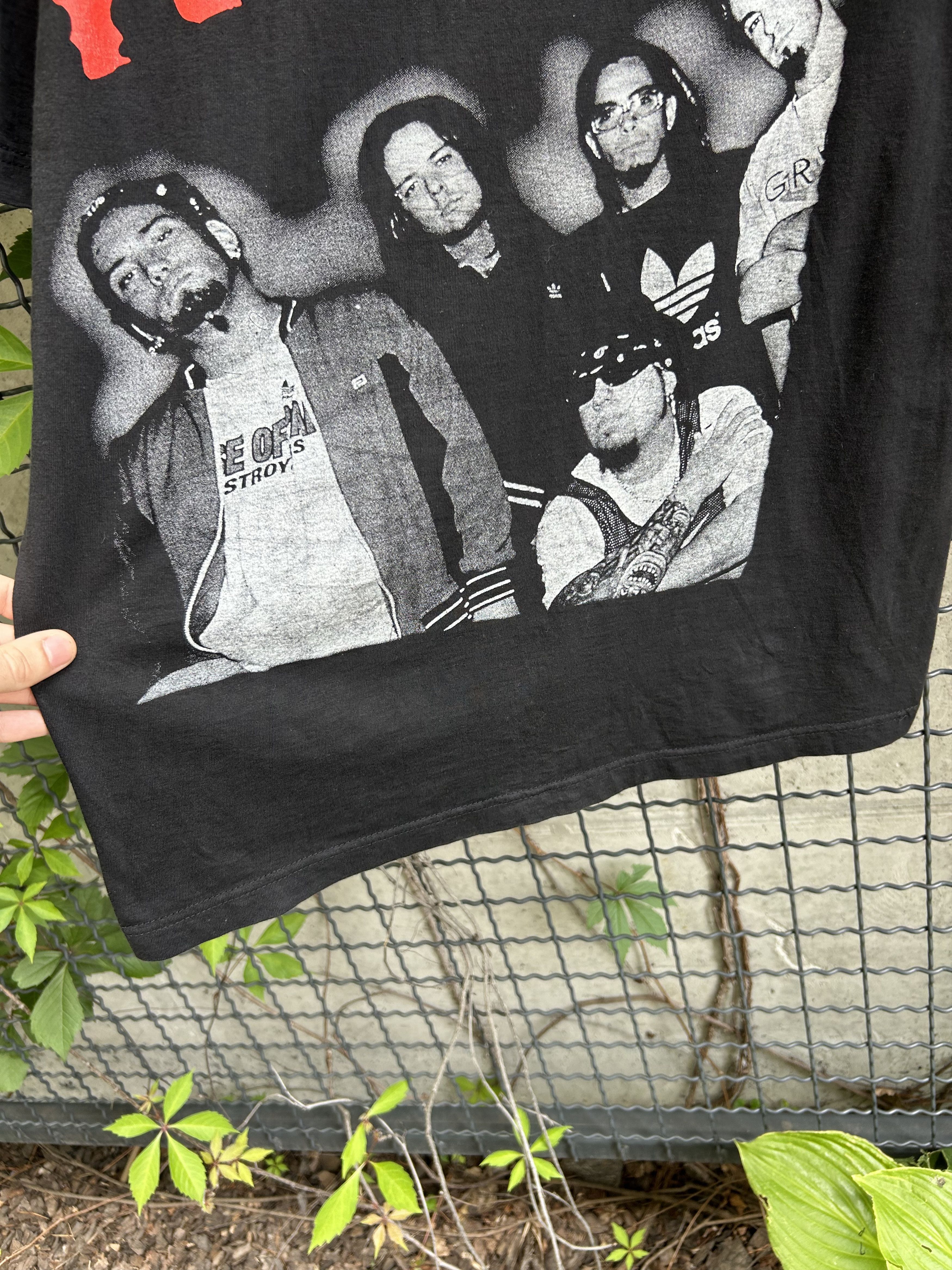 Band Tees Vintage 90s Korn Rock Band T-shirt Size US XL / EU 56 / 4 - 13 Thumbnail