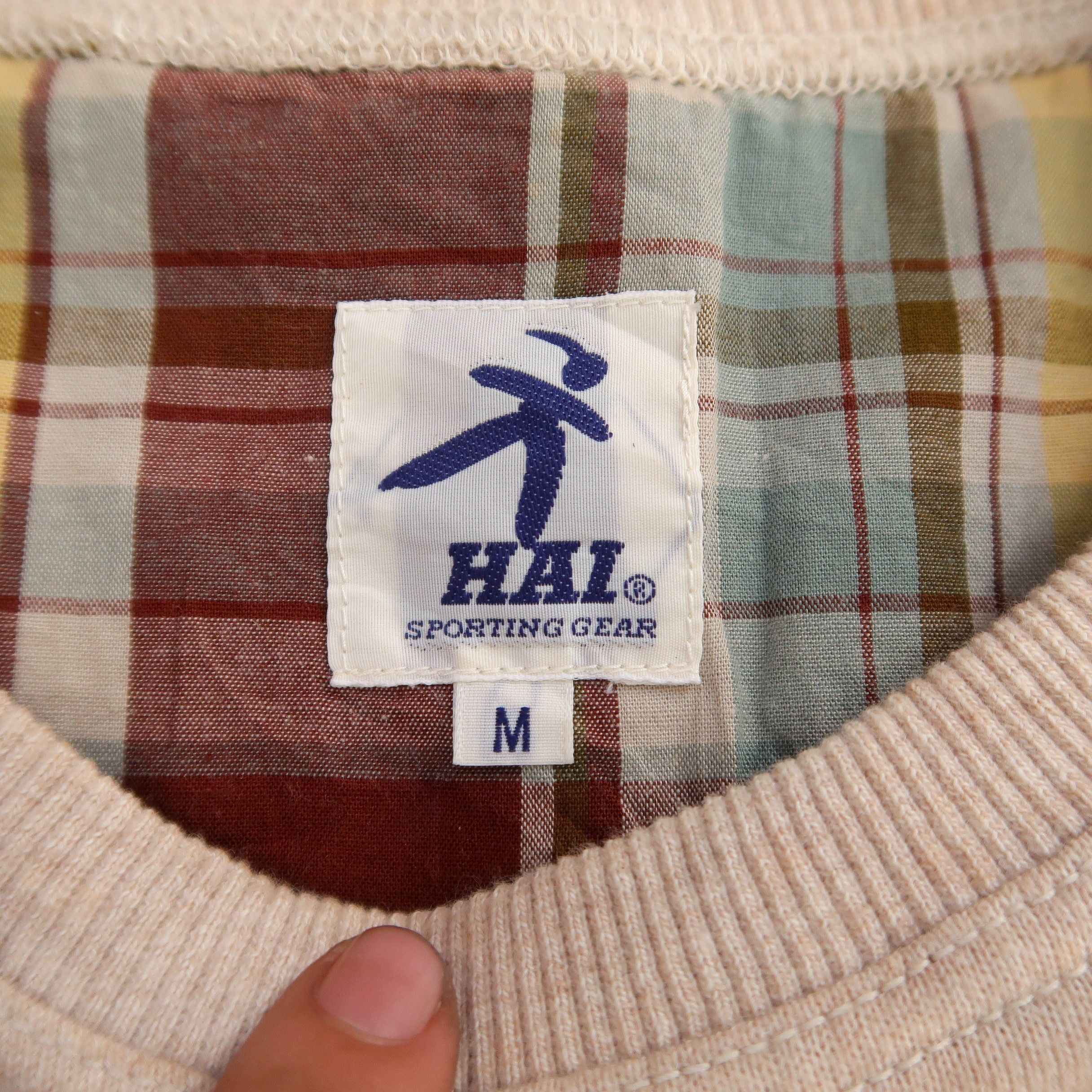 Issey Miyake Vintage 90s Hai Sporting Gear Patchwork Sweatshirt Size US L / EU 52-54 / 3 - 4 Thumbnail