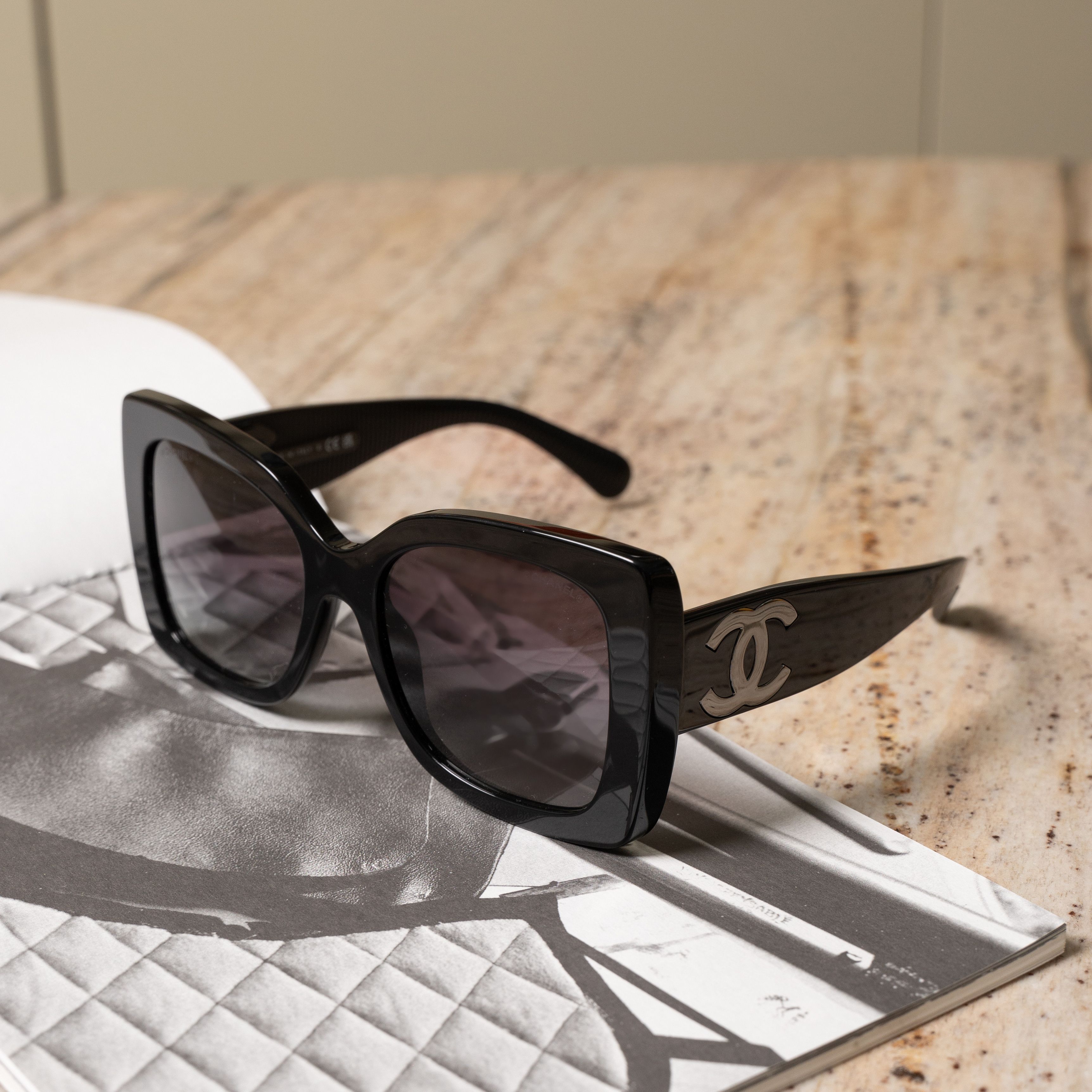 Chanel CHANEL 0CH5494 1047S6 Sunglasses BLACK Size ONE SIZE - 1 Thumbnail