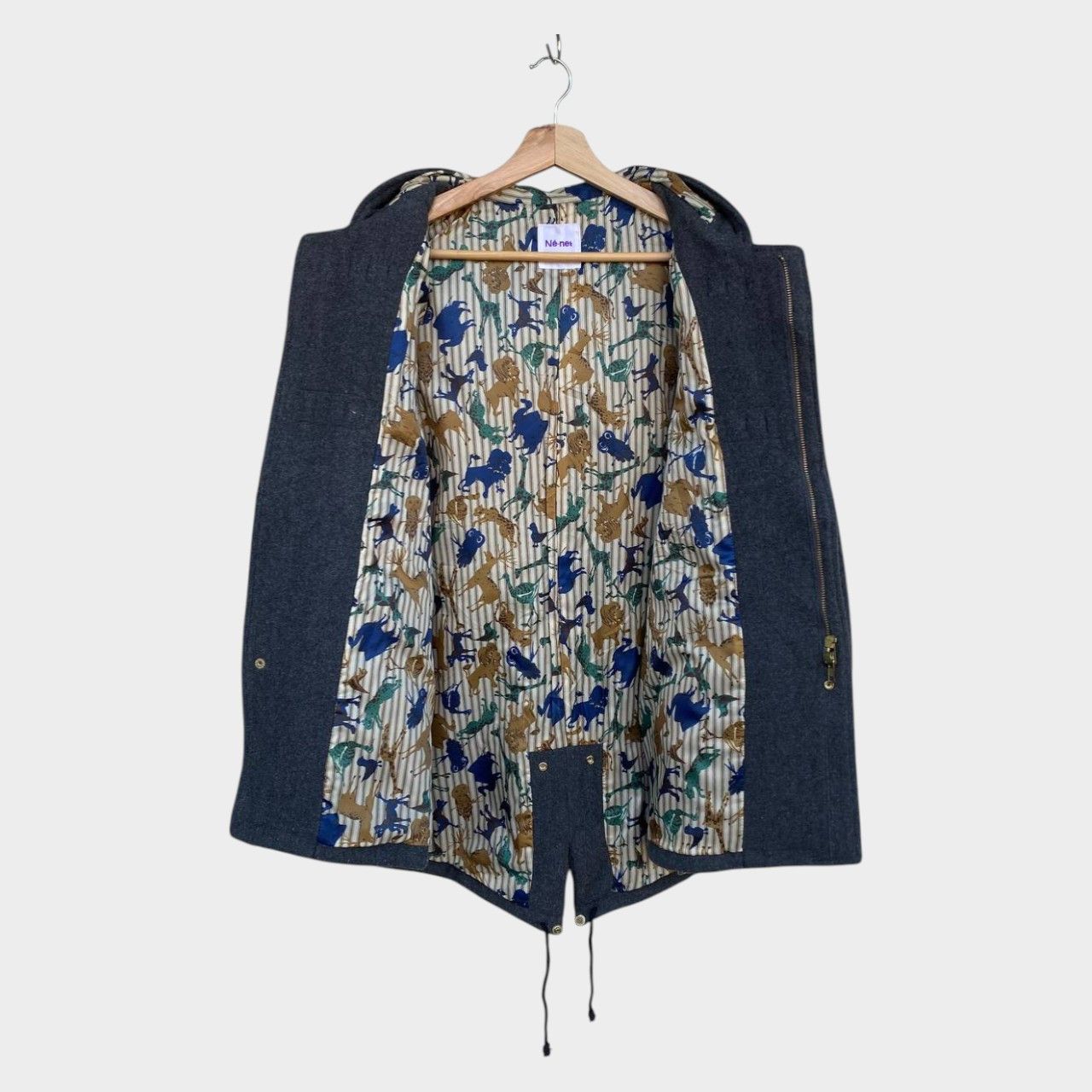 Ne-Net Né-net Issey Miyake Japan Designer Wool Toggle Duffle Coat Size US M / EU 48-50 / 2 - 9 Thumbnail