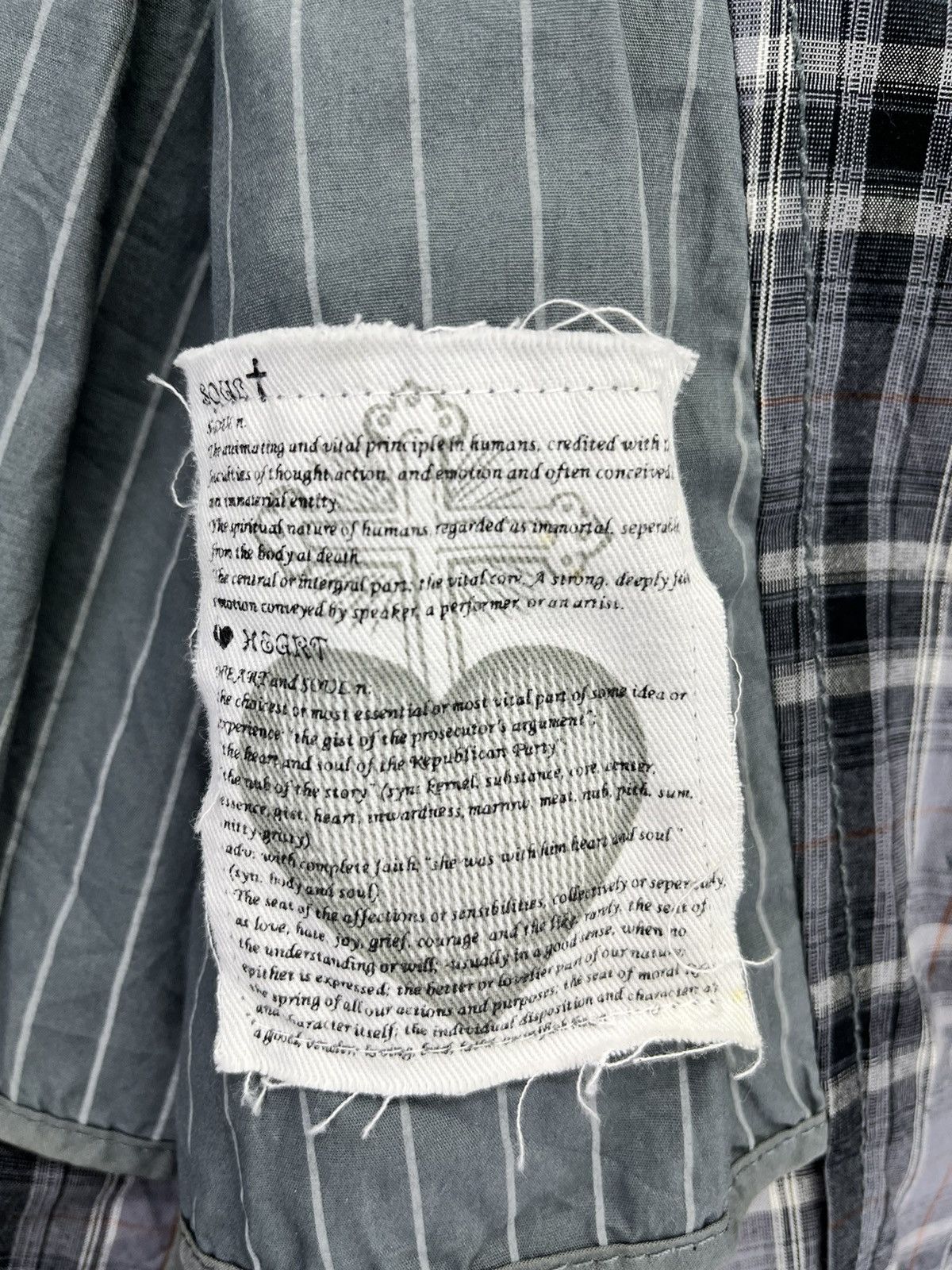 Japanese Brand Vintage Triple Five Soul Essentials Shadow Plaid Rare Jacket Size L / US 10 / IT 46 - 9 Thumbnail