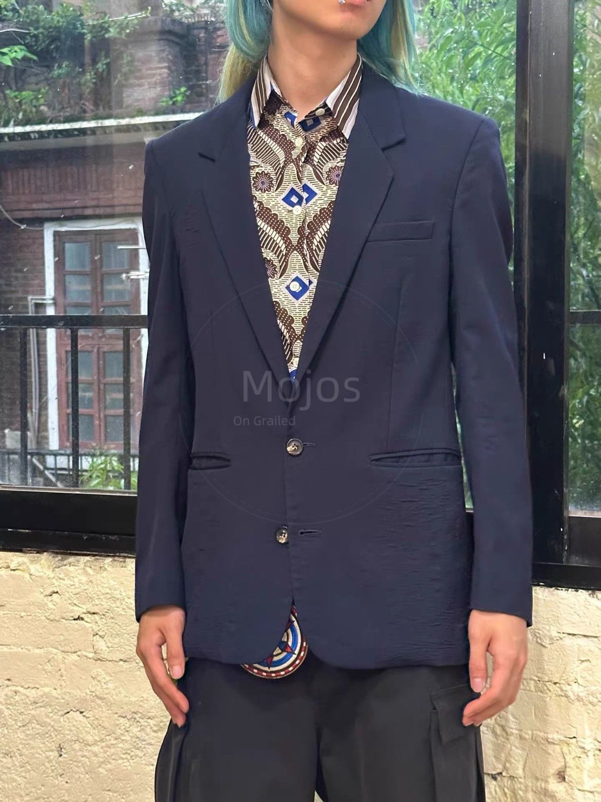 Dries Van Noten Sz 36 Dries Van Noten Ethical Pattern Shirt-2508 Size US S / EU 44-46 / 1 - 2 Thumbnail