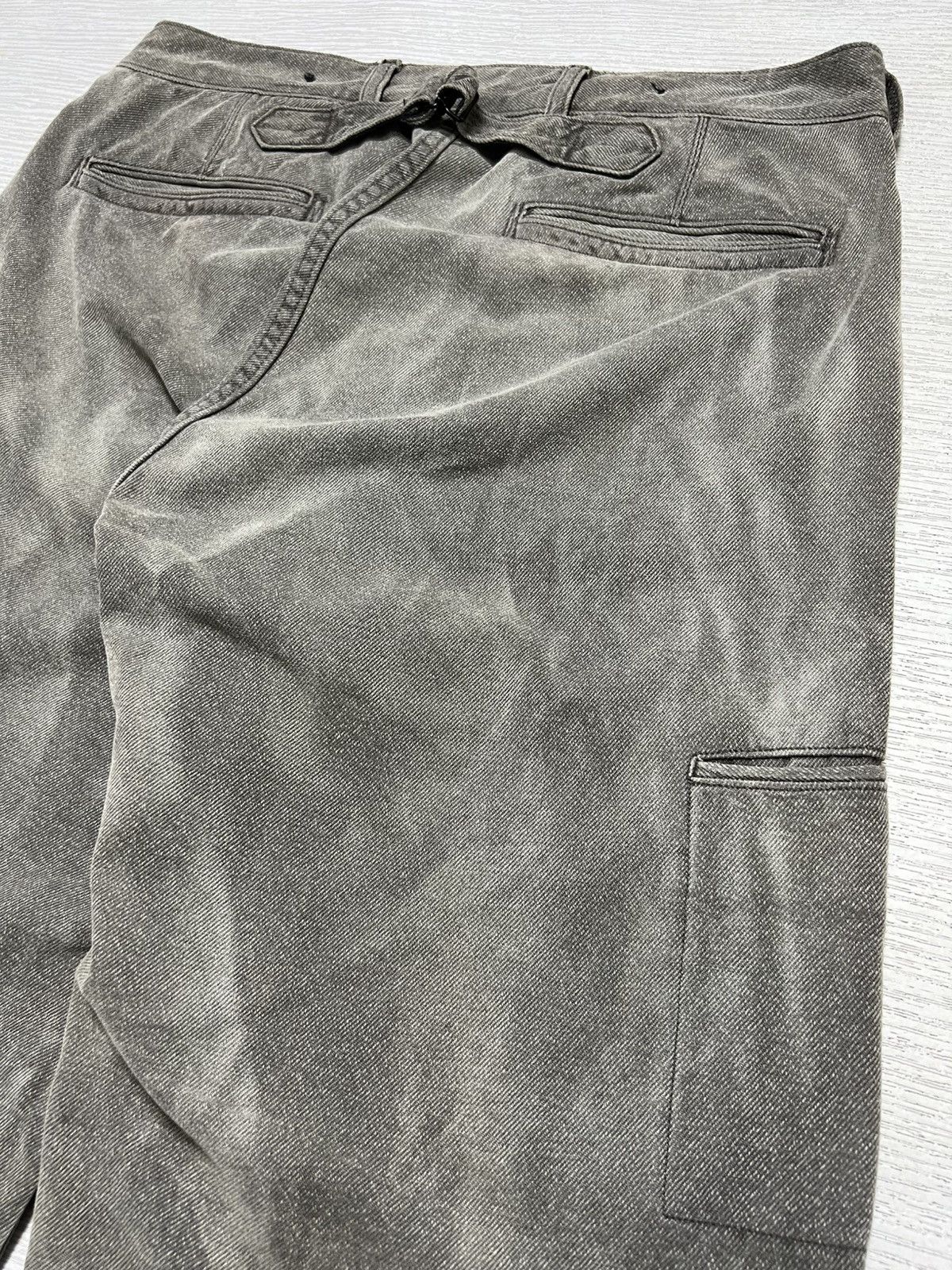 RRL Ralph Lauren RRL - Cinch Back Distressed Effect Baggy Work Pants Size US 32 / EU 48 - 12 Thumbnail