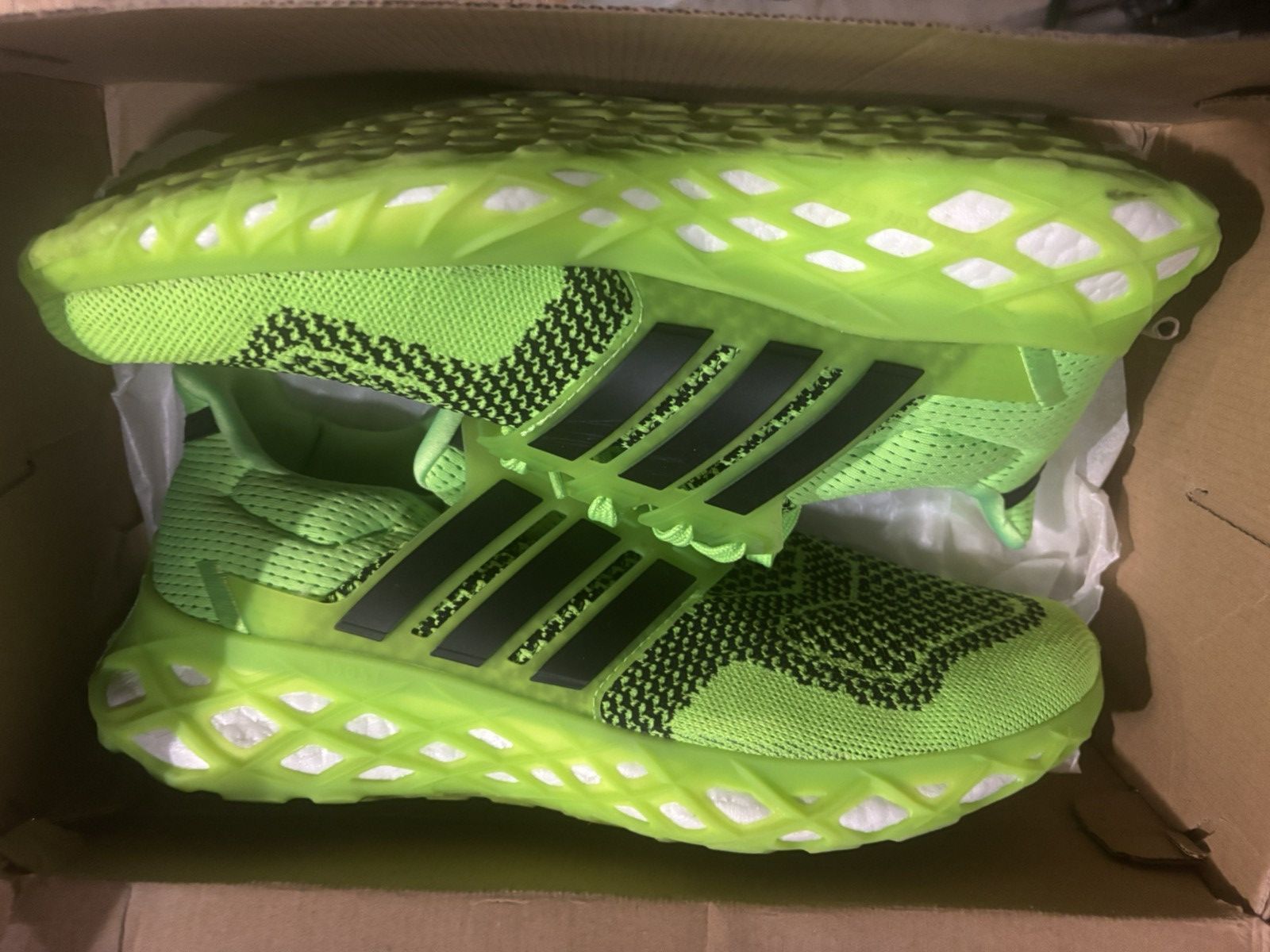Adidas × Other UV neon green sneakers Size US 11 / EU 44 - 1 Thumbnail