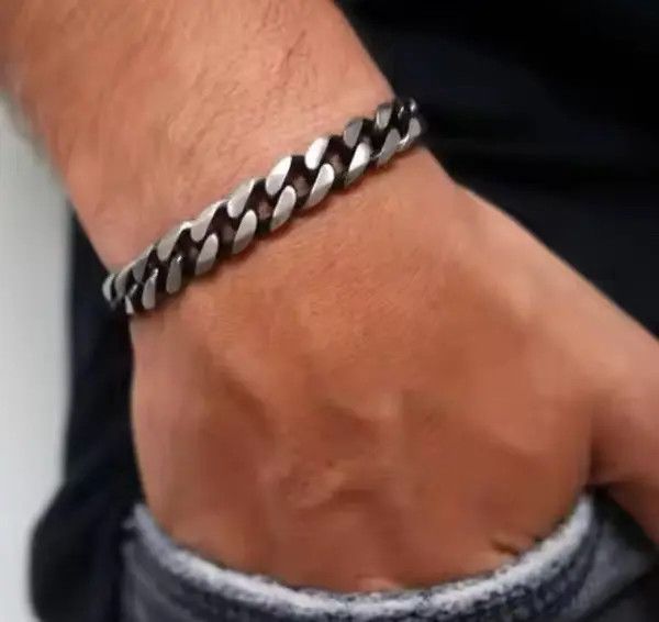 Jewelry Hosokawa x natsu 20 cm + 10 mm Cuban Chain Bracelet Size ONE SIZE - 1 Thumbnail