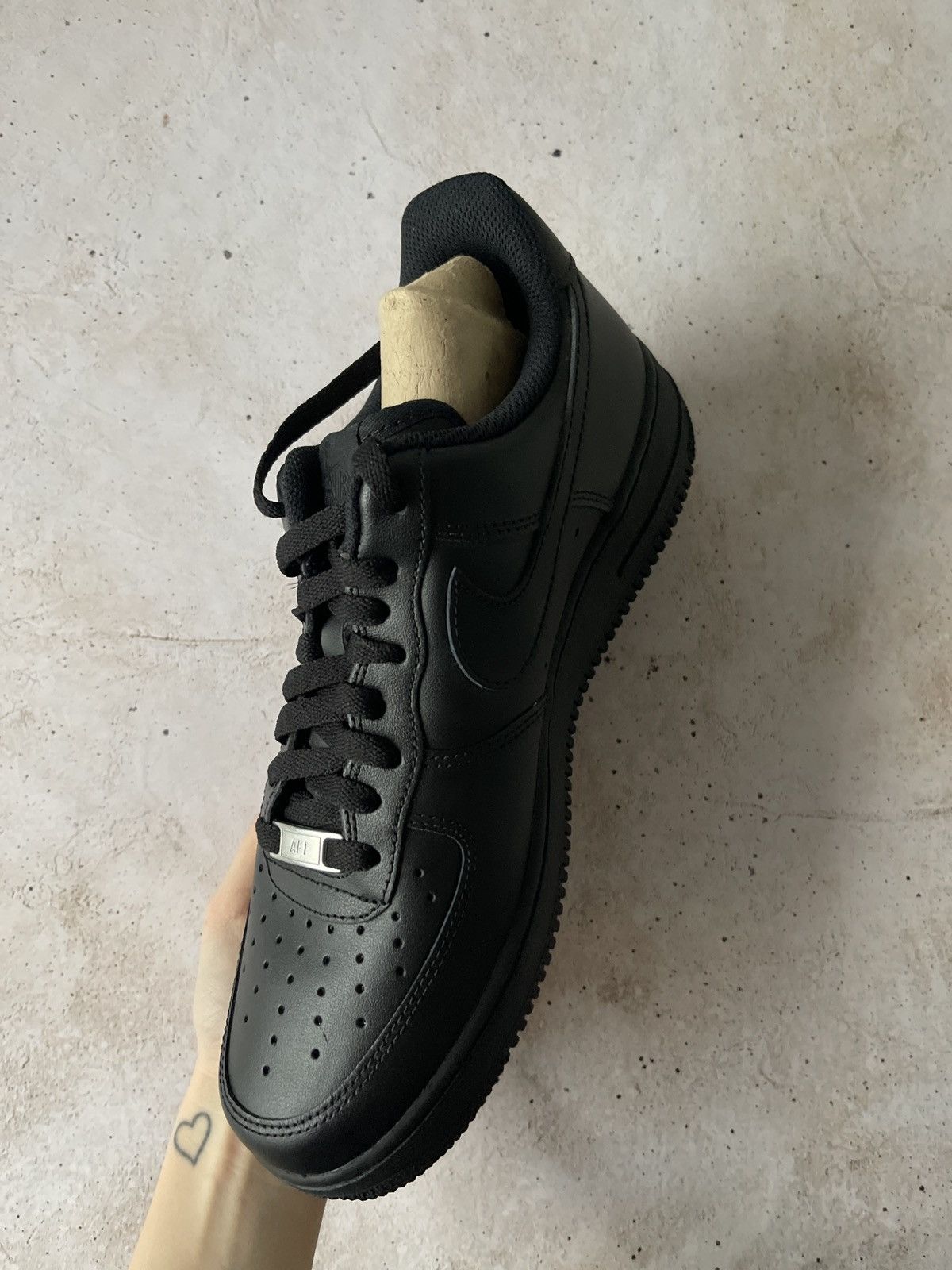 Nike Classic Sneakers Nike Air Force 1 Low '07 triple Black Size US 9.5 / EU 42-43 - 2 Thumbnail