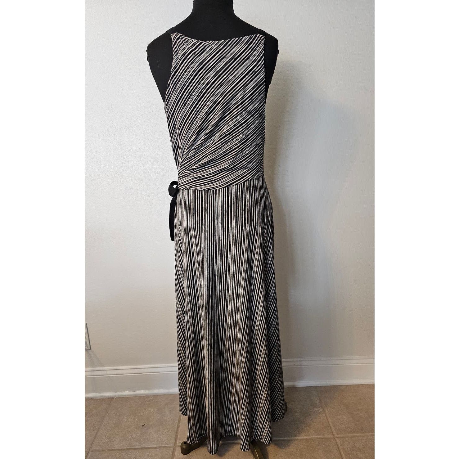 Anthropologie Maeve Anthropologie Hi-Low Salsola Summer Striped Dress S Size S / US 4 / IT 40 - 5 Thumbnail