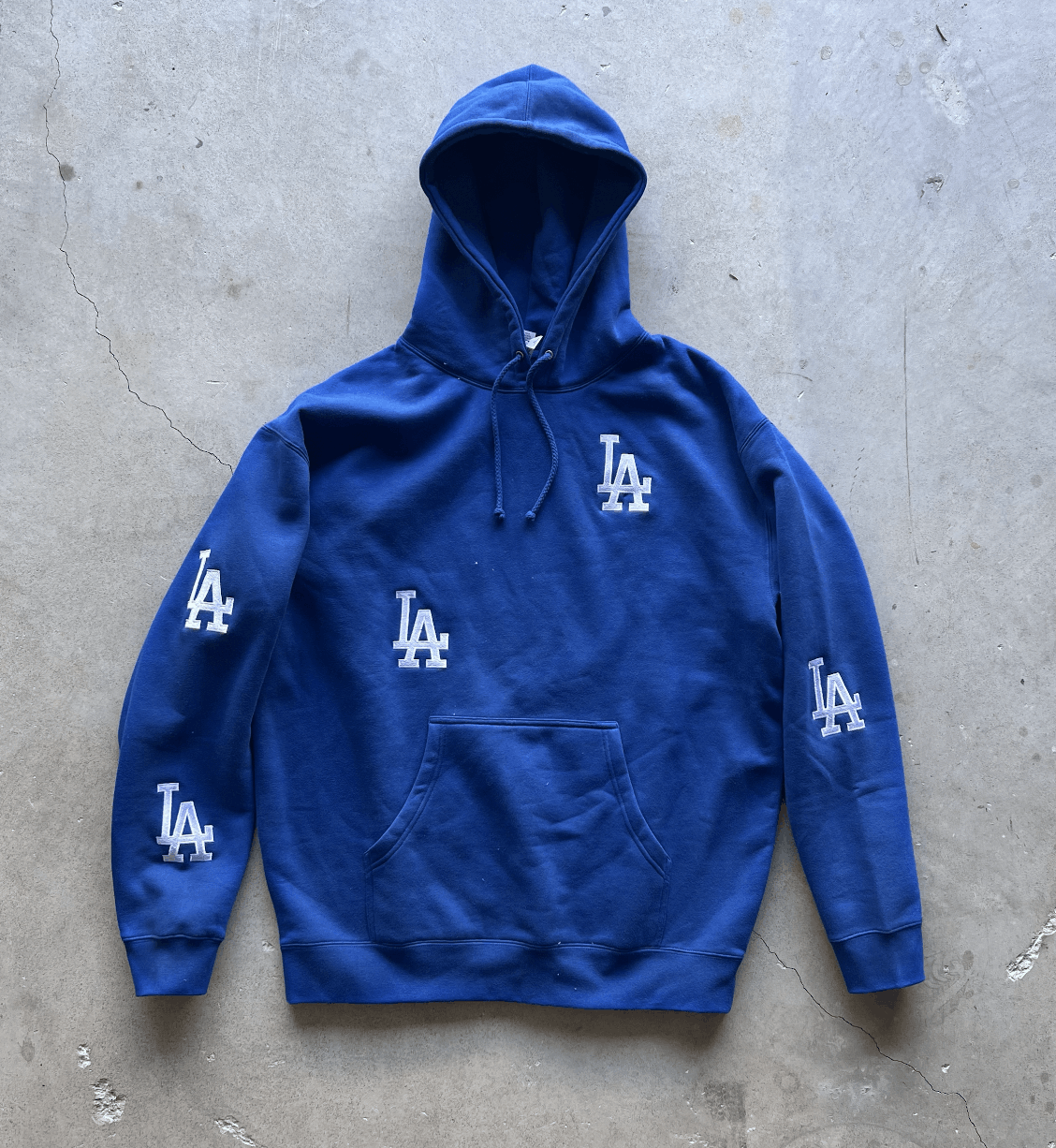 MLB Los Angeles 5 Spot EMBROIDERED HOODIE Size US XXL / EU 58 / 5 - 2 Thumbnail