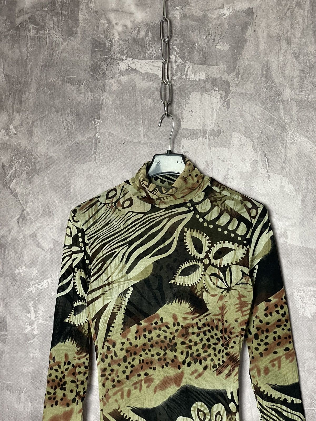 Vintage VINTAGE JEAN PAUL GAULTIER STYLE Y2K MESH LONG SLEEVE Size ONE SIZE - 2 Thumbnail