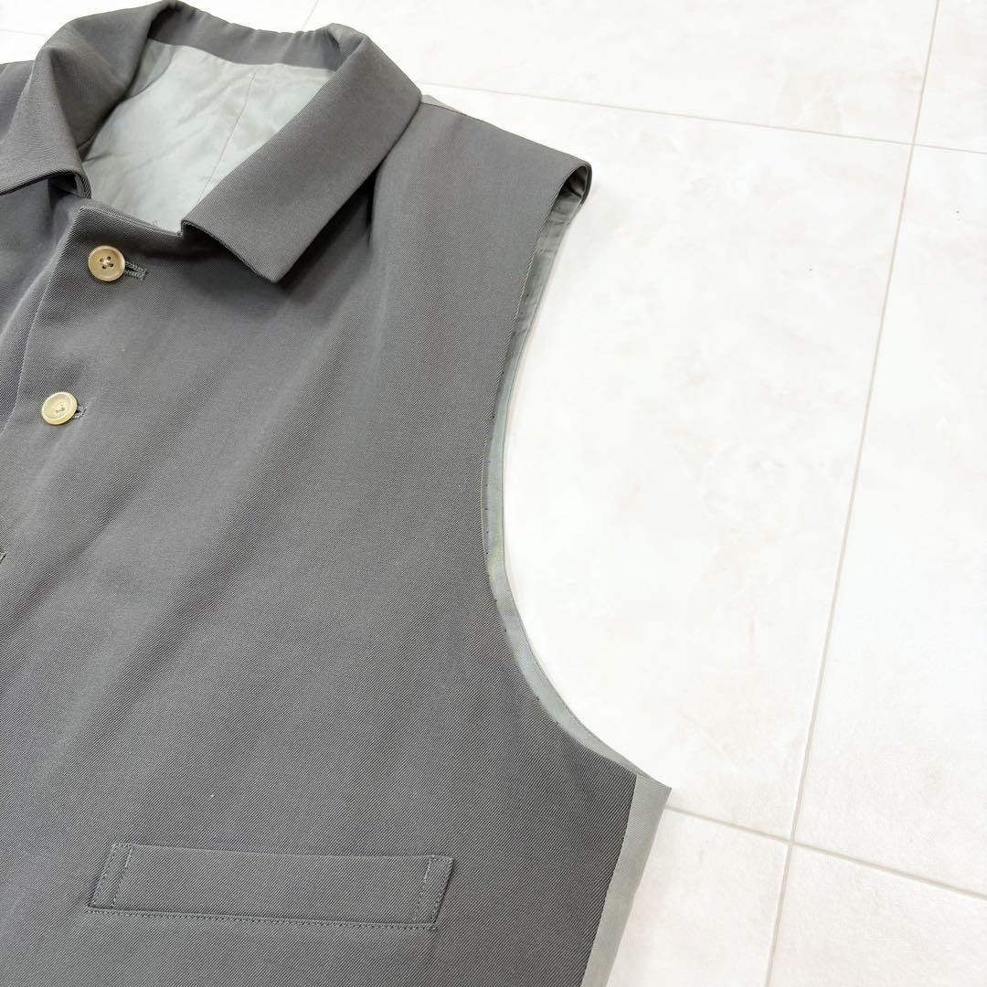 Yohji Yamamoto Yohji Yamamoto Pour Homme 80s Wool Gabardine Gilet Size US M / EU 48-50 / 2 - 7 Thumbnail