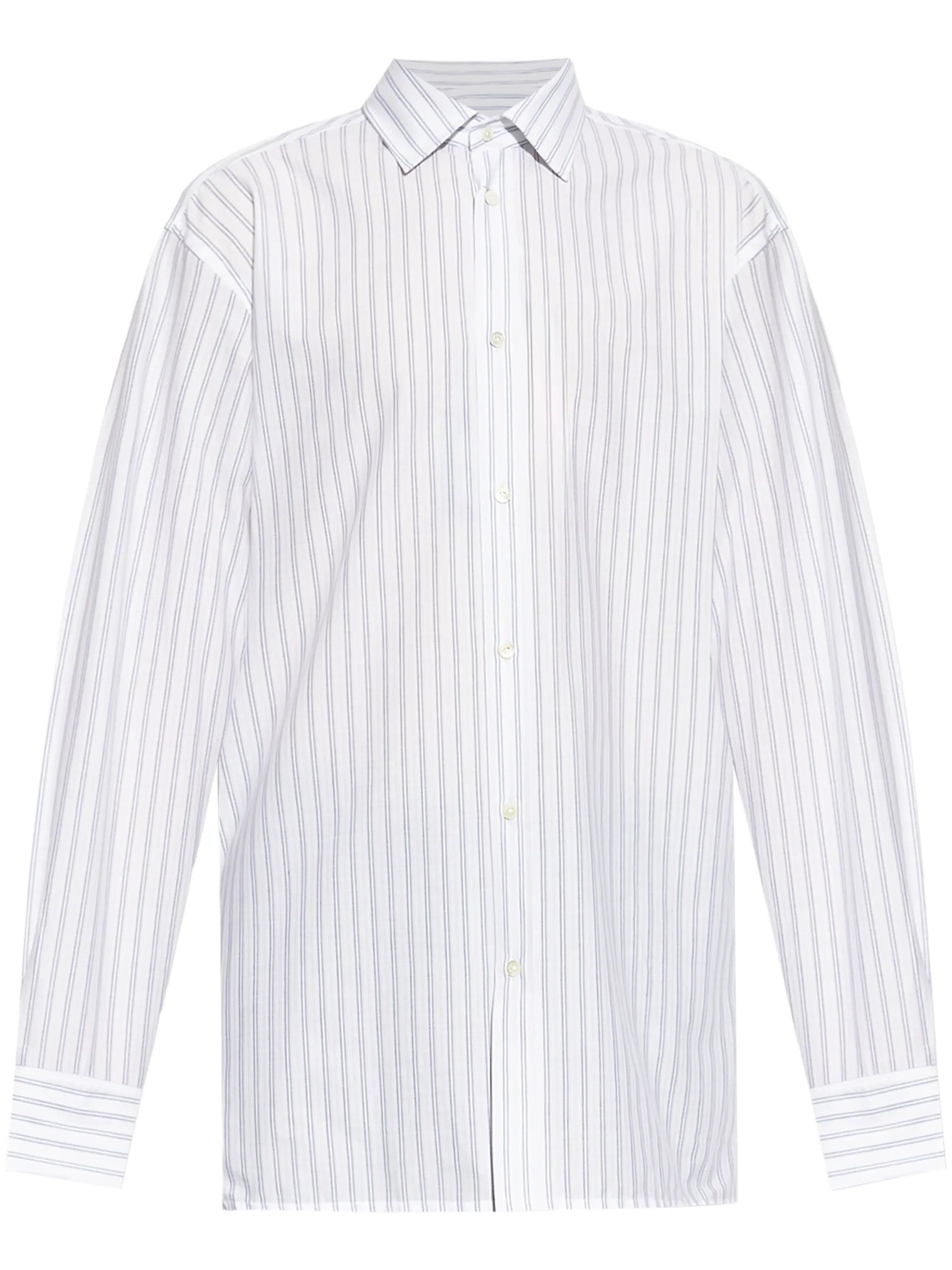 o1w1db10126 Striped Shirt in White