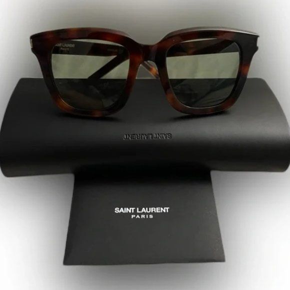 image of YVES Saint Laurent NWT Saint Laurent Sl465 - 002 Sunglasses in Brown, Women's