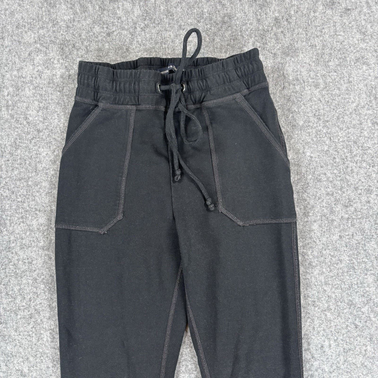 Abercrombie & Fitch Abercrombie & Fitch YPB Black Jogger Sweatpants Women's XS Size 22" - 2 Thumbnail