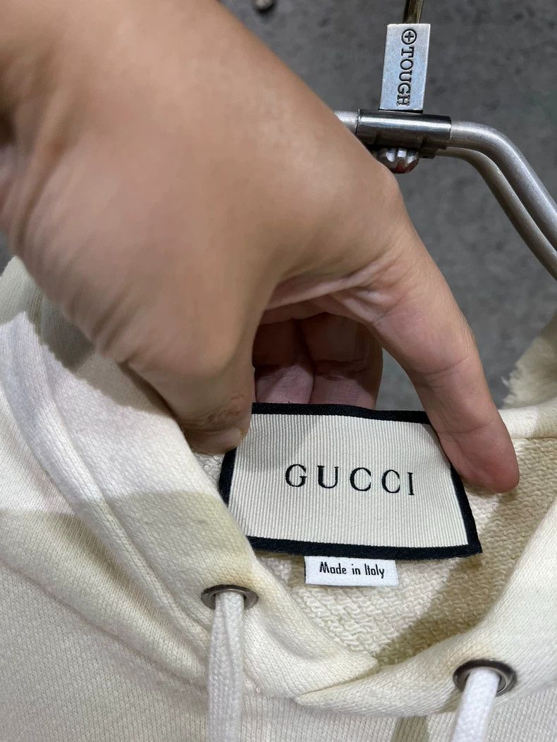 Gucci Gucci Beige logo hoodie 2502-Nextarrow Size US M / EU 48-50 / 2 - 3 Thumbnail
