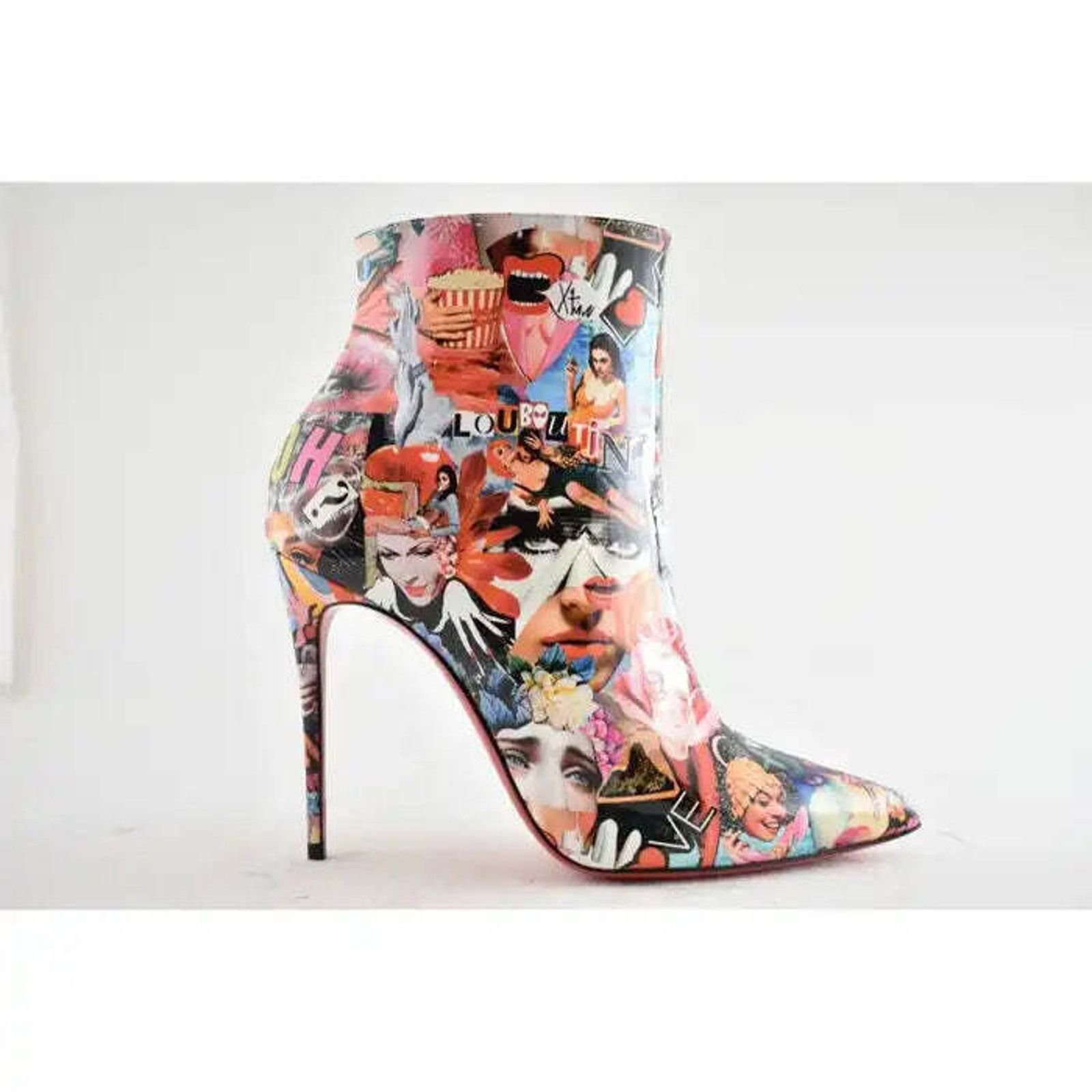 Christian Louboutin Christian Louboutin So Kate Booty 100 OH Xtian Patent Multi Size US 7.5 / IT 37.5 - 3 Thumbnail