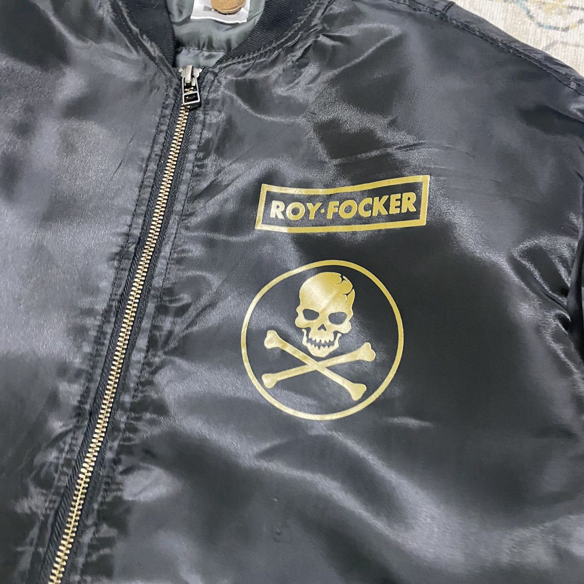 Anime Cospa Macross Roy Focker Bomber Jacket Skull Squadron SDF-1 Size US L / EU 52-54 / 3 - 17 Thumbnail