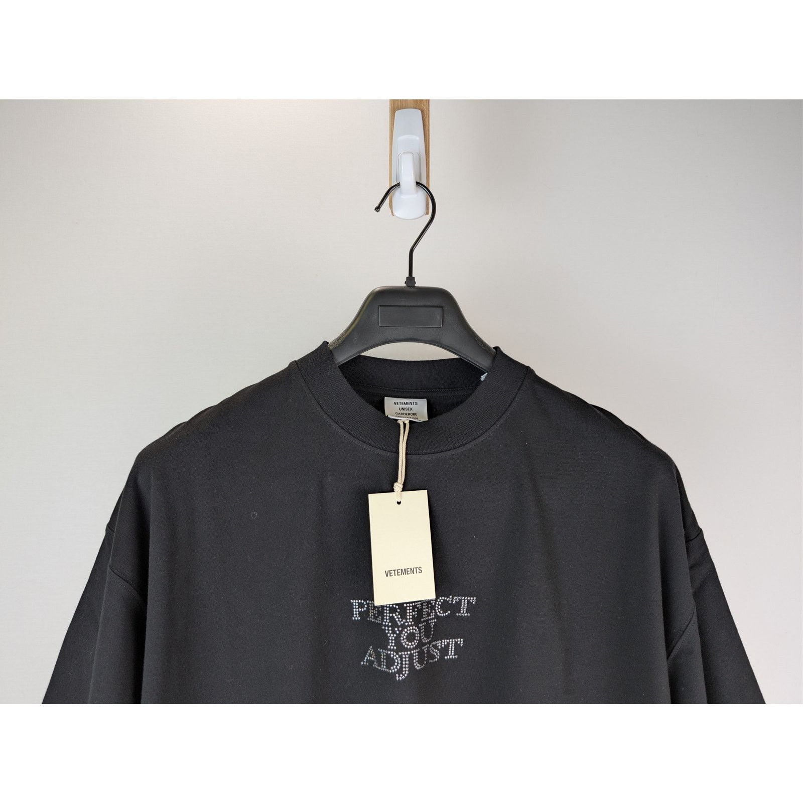 Bottega Veneta o1rshd1 Vetements Cotton T-Shirt in Black Size US M / EU 48-50 / 2 - 3 Thumbnail