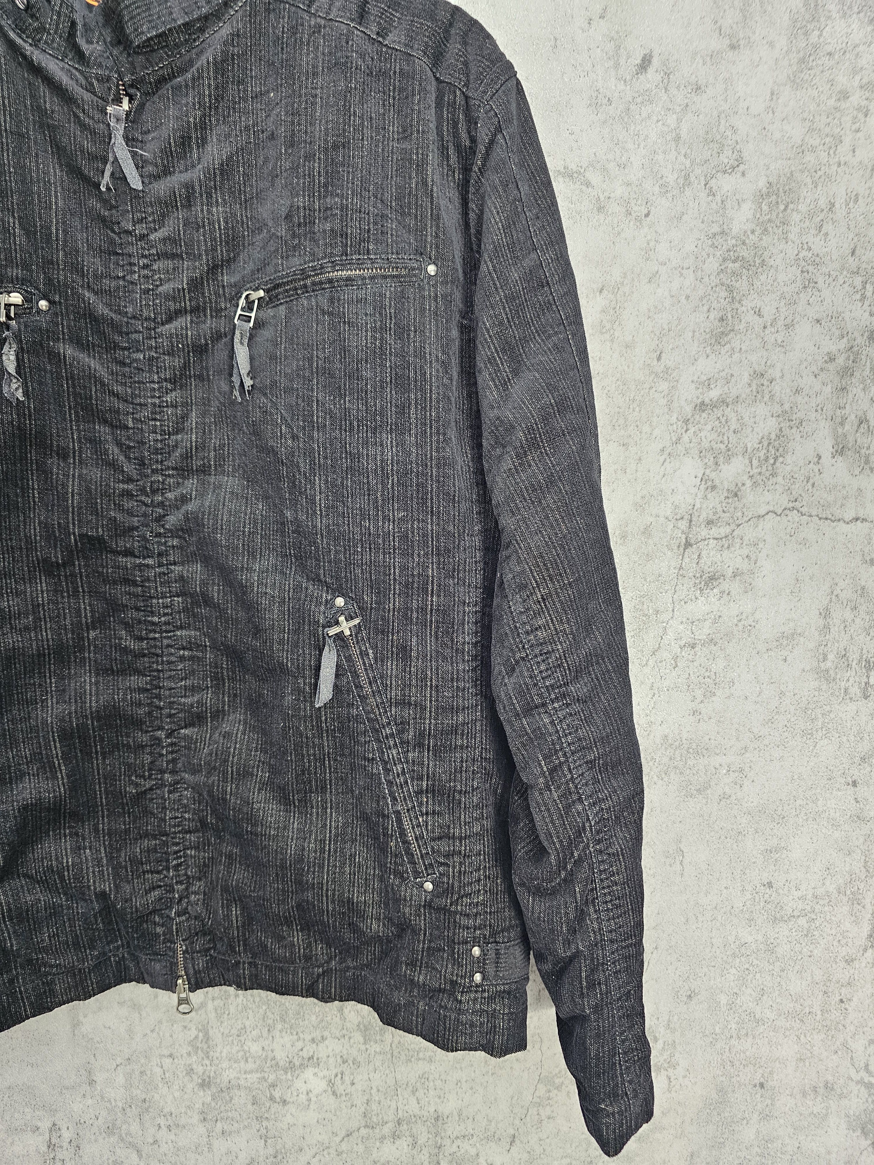 Other VON DUTCH Skull Corduroy Biker Motorcycles Jacket J0079 Size US M / EU 48-50 / 2 - 4 Thumbnail