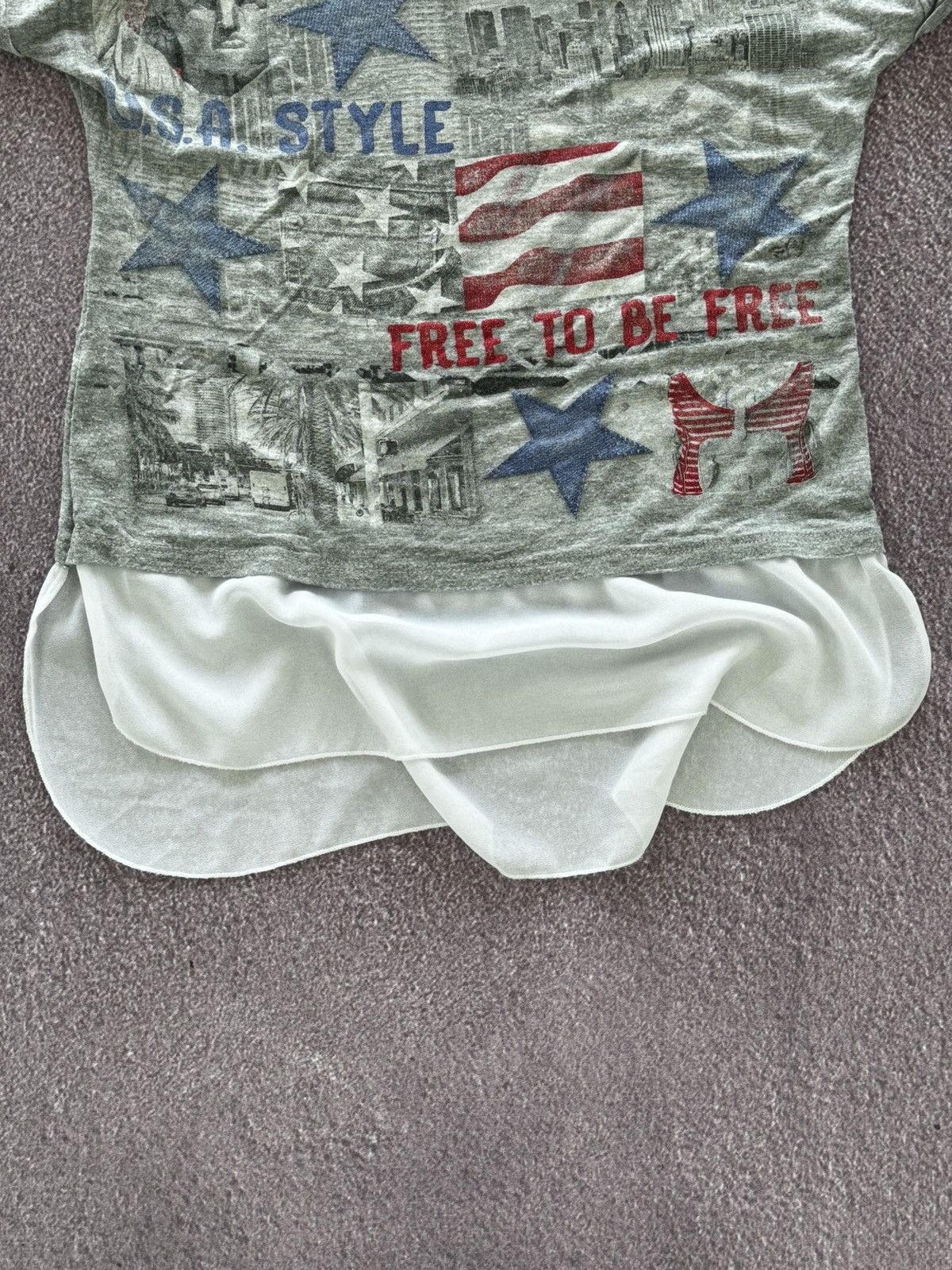 Hysteric Glamour Avant Garde Hysteric Glamour Style Y2K USA Top T-Shirt Size M / US 6-8 / IT 42-44 - 3 Thumbnail