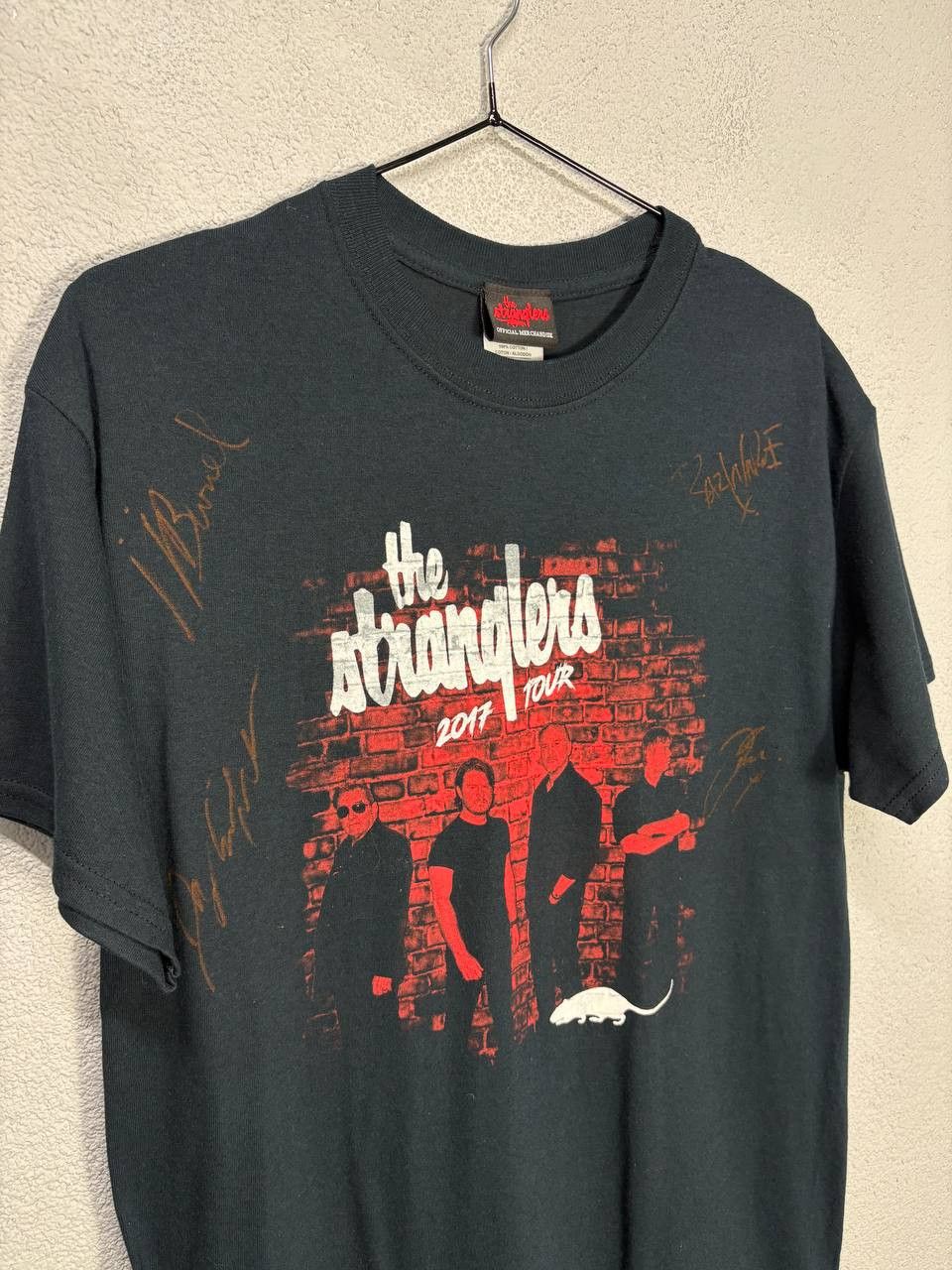 The Stranglers Autograph merchandise tour 2017 T-shirt M