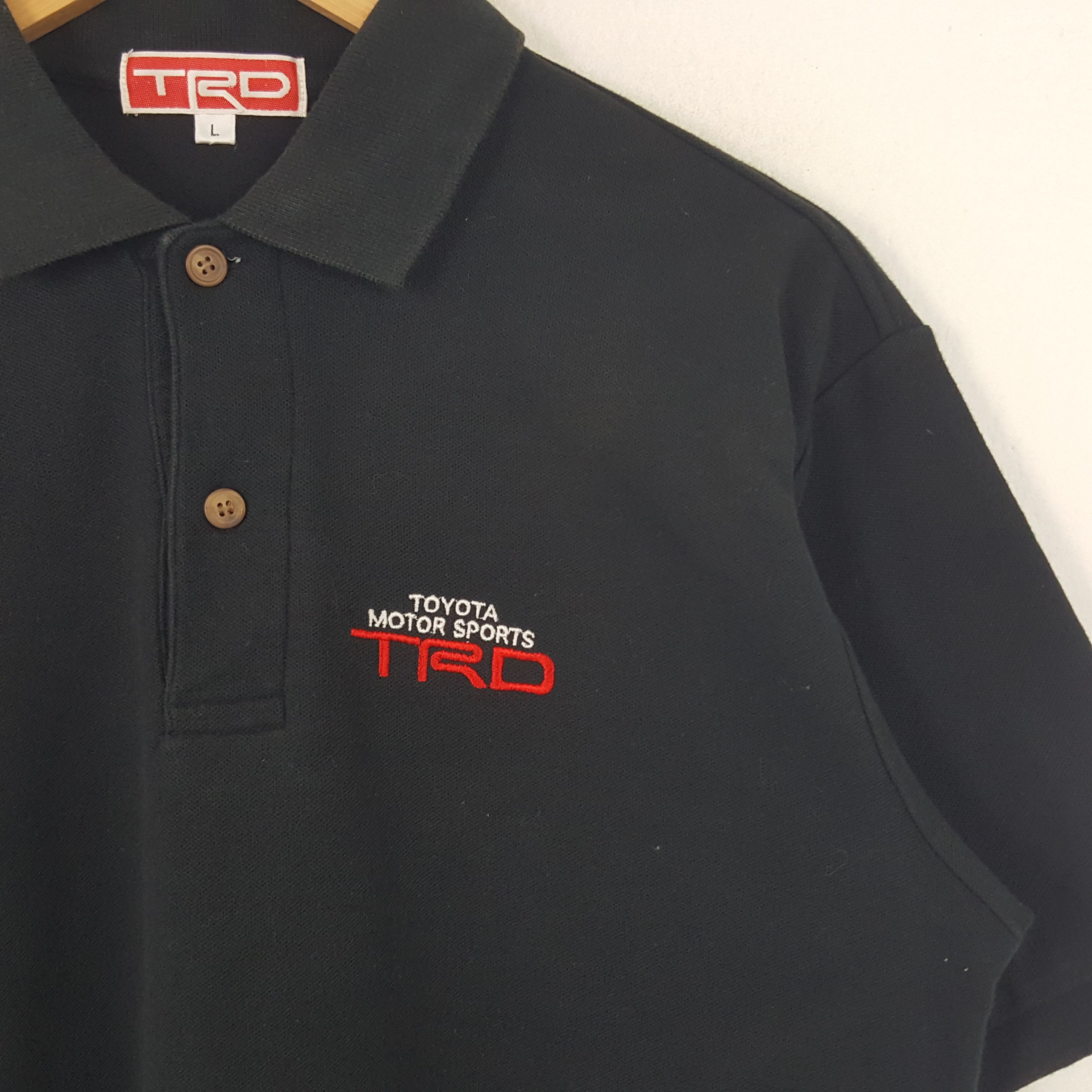 Japanese Brand × Vintage Vintage TRD Toyota Motorsports Japanese Racing Polos Size US L / EU 52-54 / 3 - 3 Thumbnail