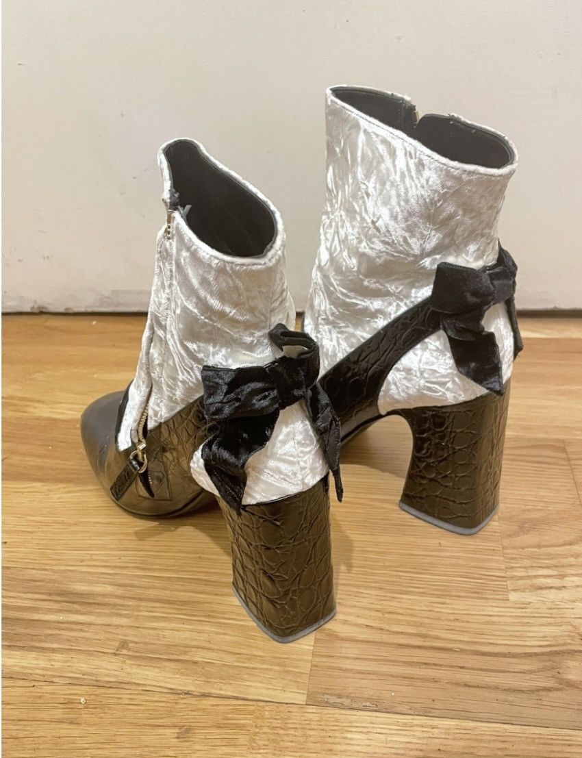 Erdem ERDEM doll bootie shoes black and white Size US 8 / IT 38 - 5 Thumbnail