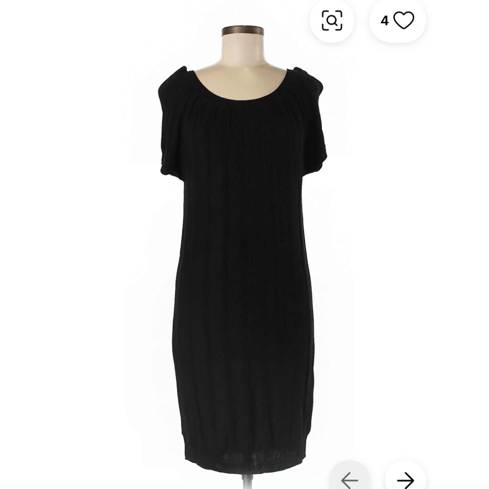 Other White House Black Market Black Rayon Casual Dress Size M Size M / US 6-8 / IT 42-44 - 1 Thumbnail