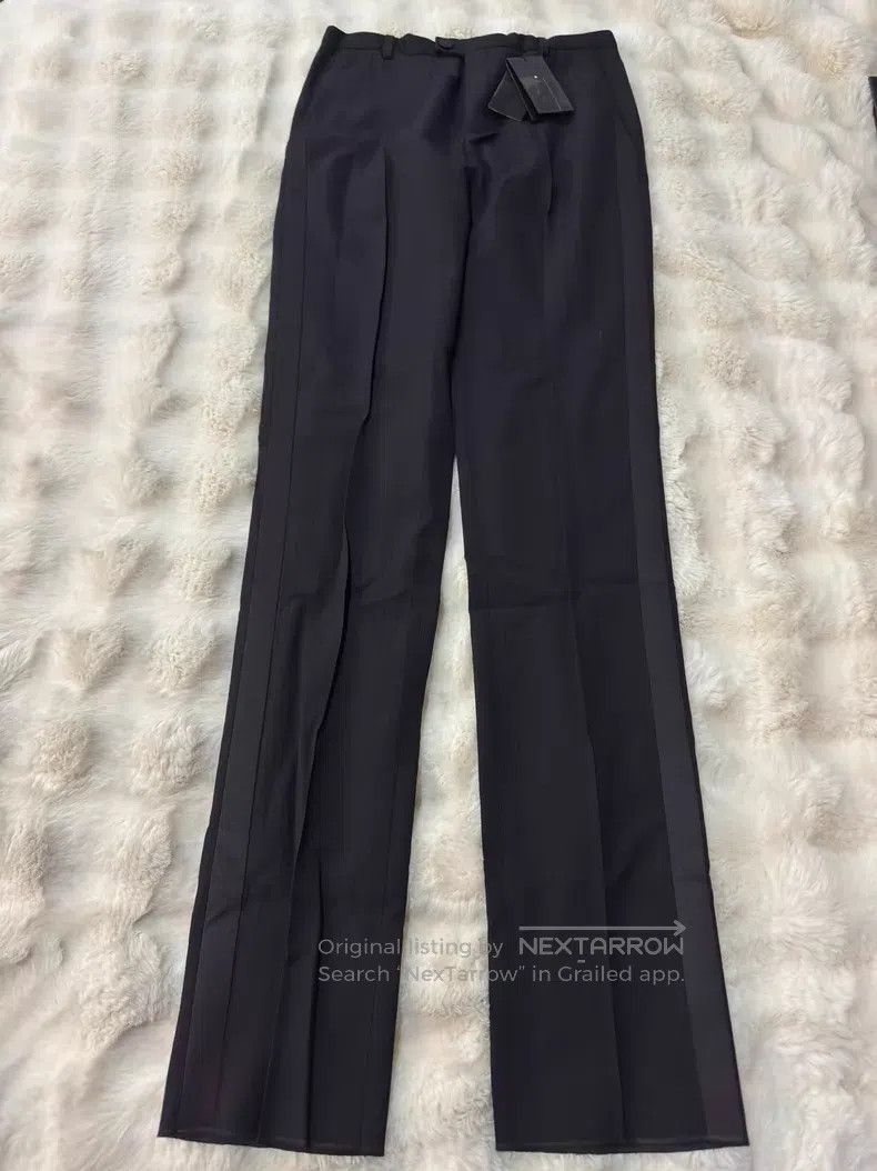 Saint Laurent Paris Saint Laurent Paris Dark Pattern Smoking Pants Trousers Size US 28 / EU 44 - 1 Thumbnail