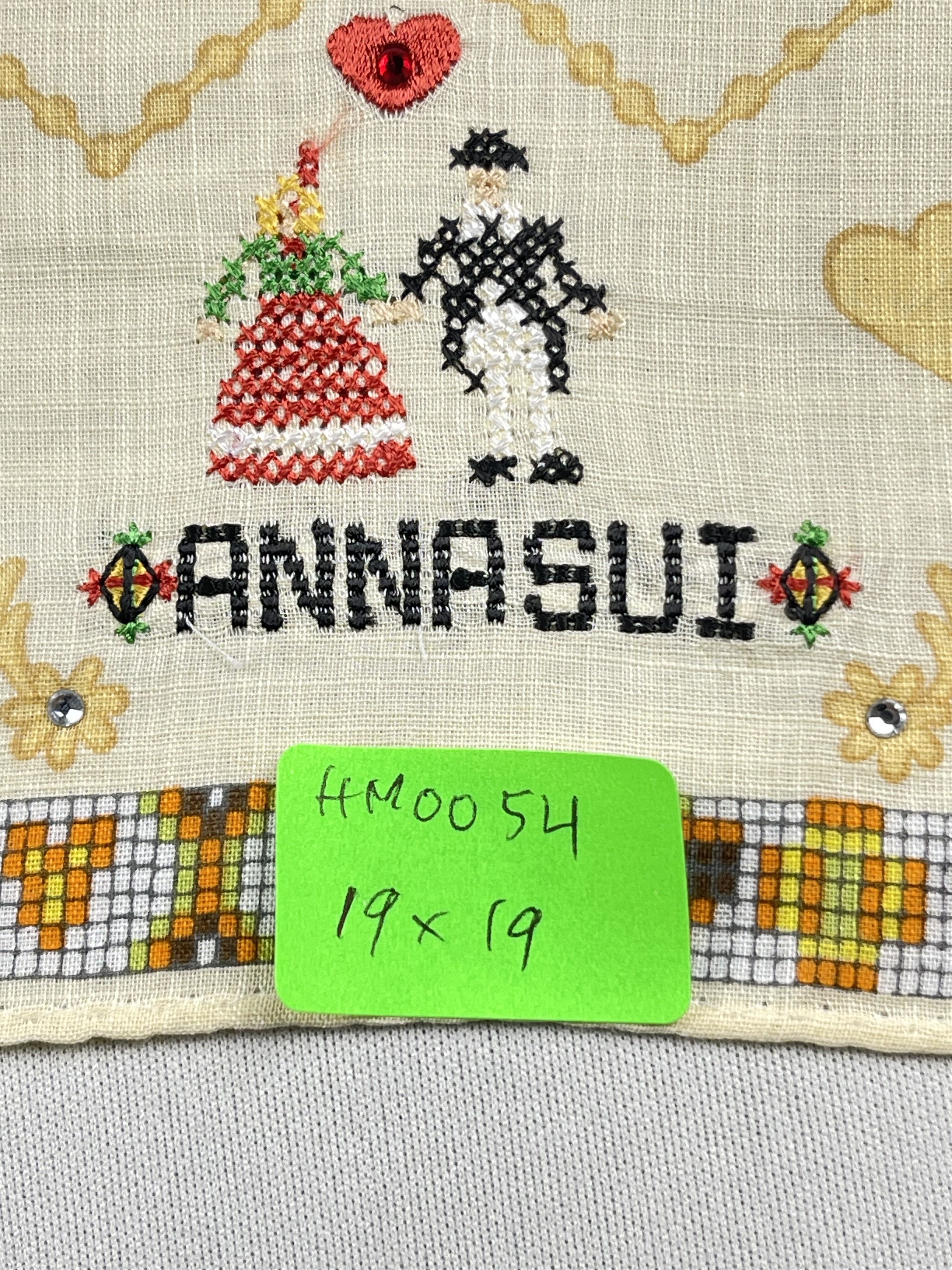 Other Vintage Anna Sui Handkerchief Pocket Square Bandana HM0054 Size ONE SIZE - 7 Thumbnail