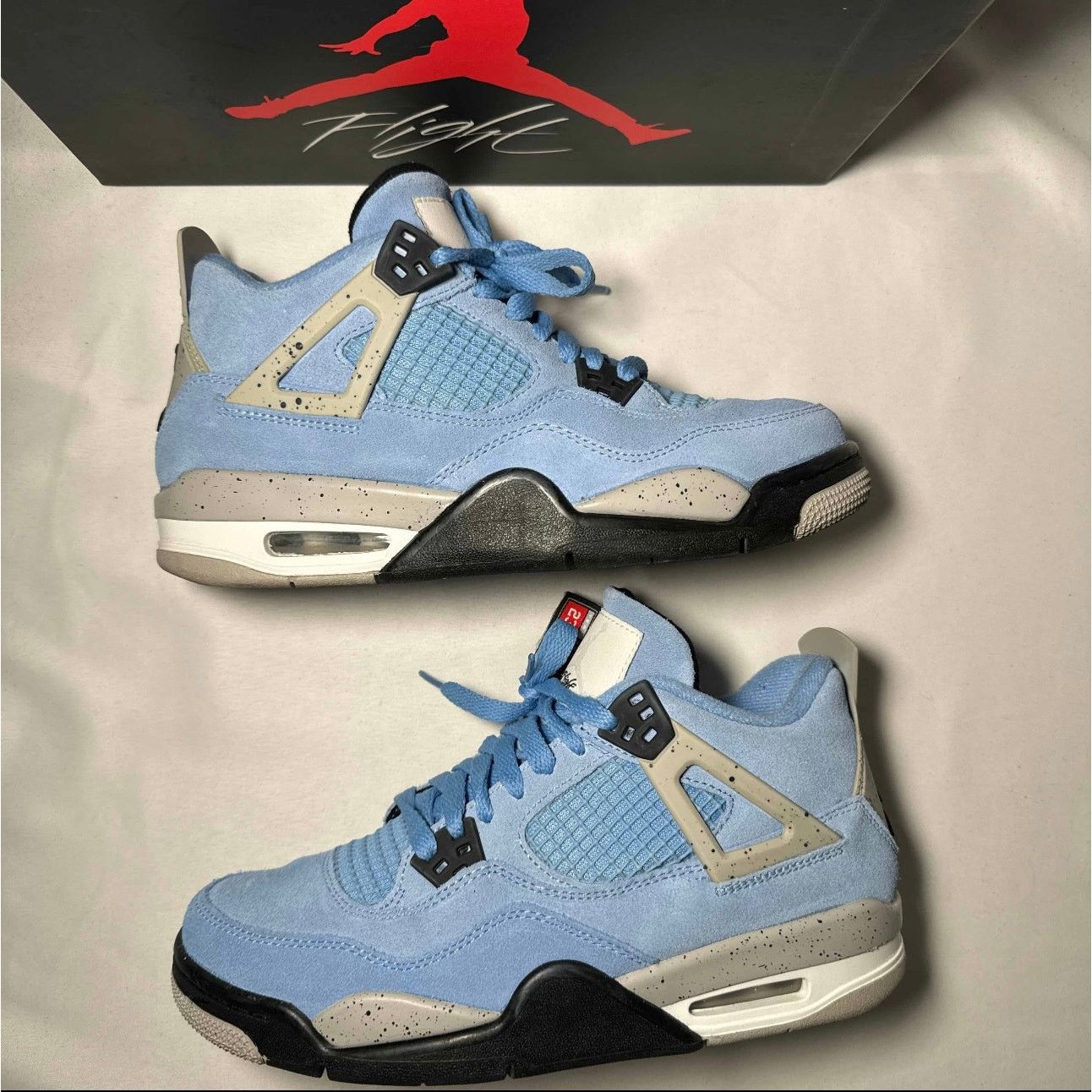 Jordan Brand × Nike Size 6.5 - Air Jordan 4 Retro GS University Blue Men's Shoes Size US 6.5 / EU 39-40 - 2 Thumbnail