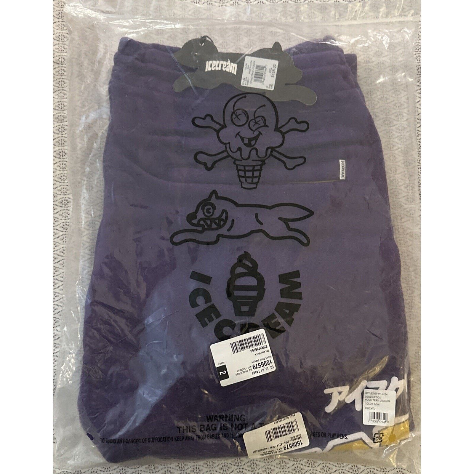 Icecream IceCream Jogger Home Team Acai Xxl Sweatpants Purple lakers Size US 38 / EU 54 - 5 Thumbnail